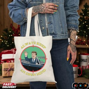 Jfk Always Keep An Open Mind T Shirt