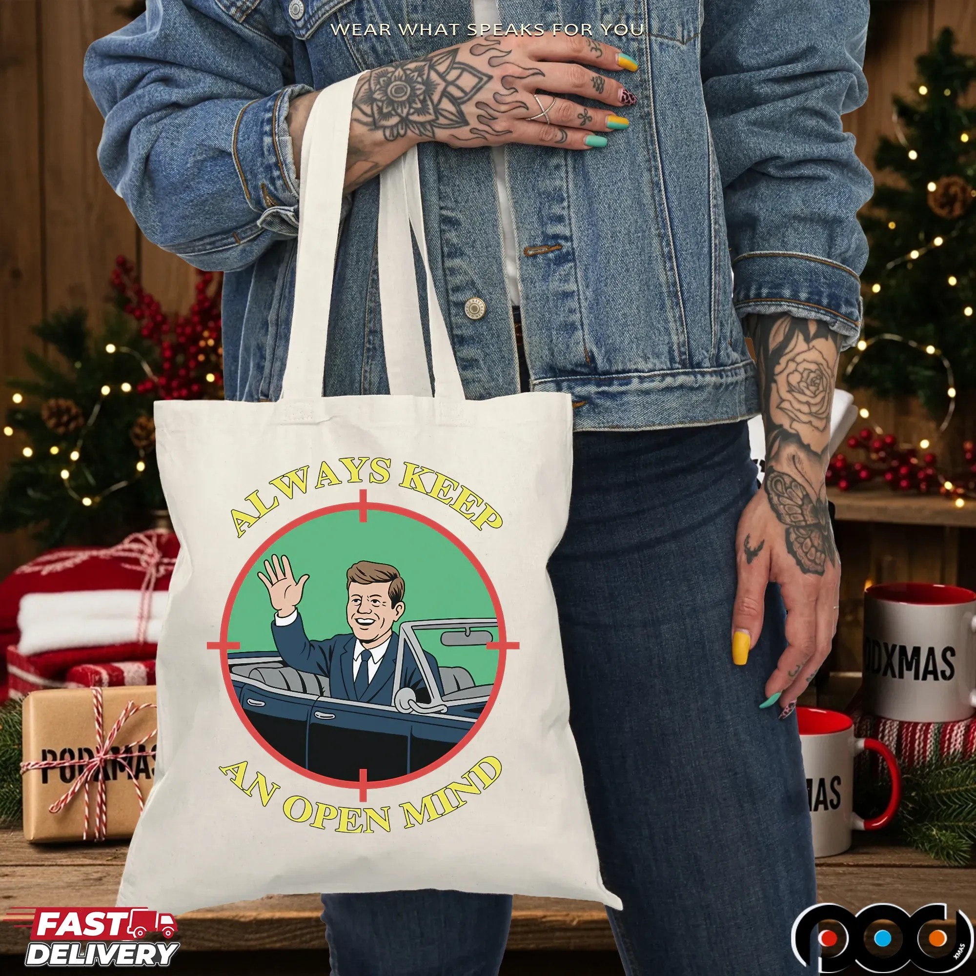 Jfk Always Keep An Open Mind T Shirt