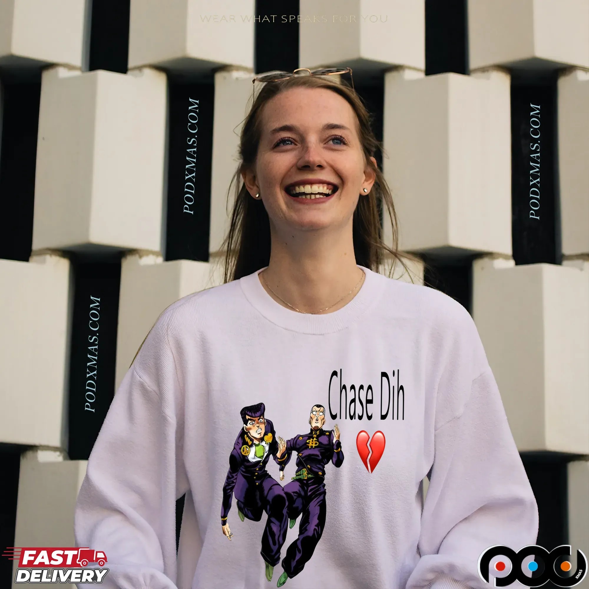 Jojo's Bizarre Adventure Chase Dih Josuke and Okuyasu Heart Broken T Shirt