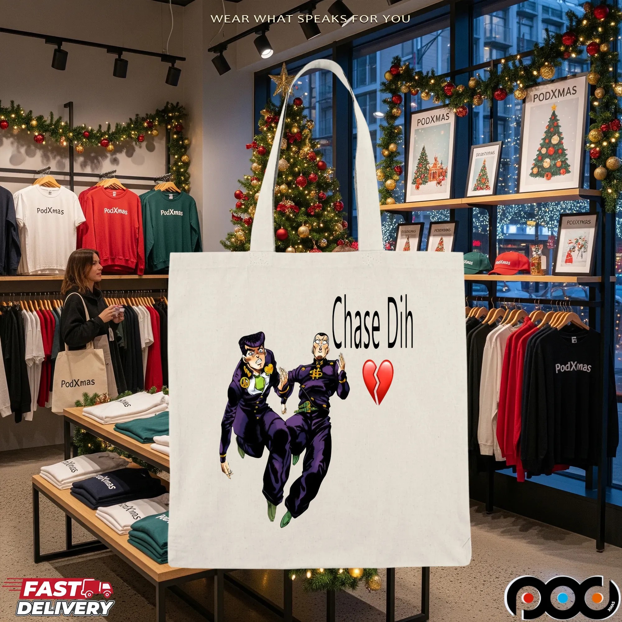 Jojo's Bizarre Adventure Chase Dih Josuke and Okuyasu Heart Broken T Shirt