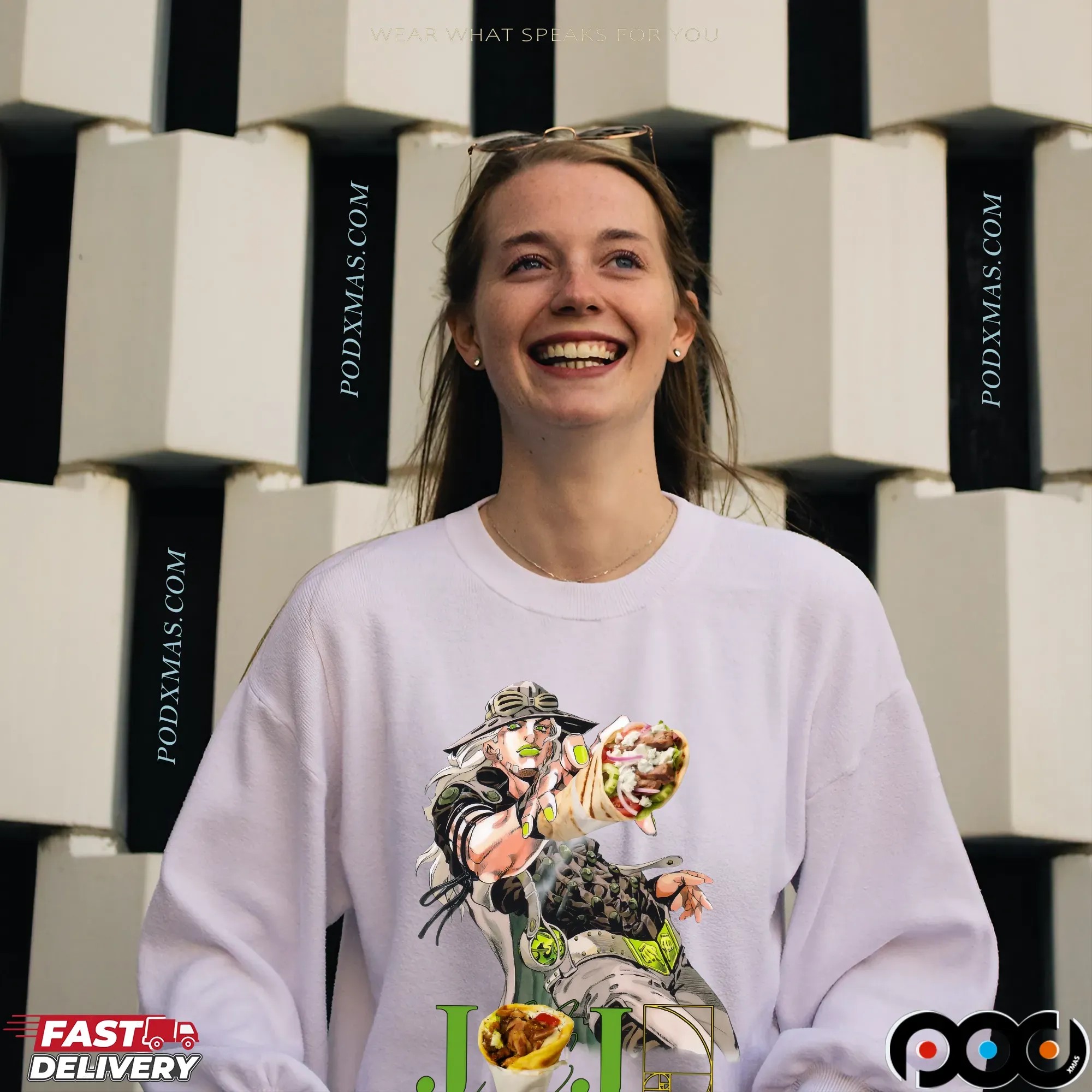 Jojo's Halal Adventure Steel Ball Run Gyro Gyro Zeppeli Anime T Shirt