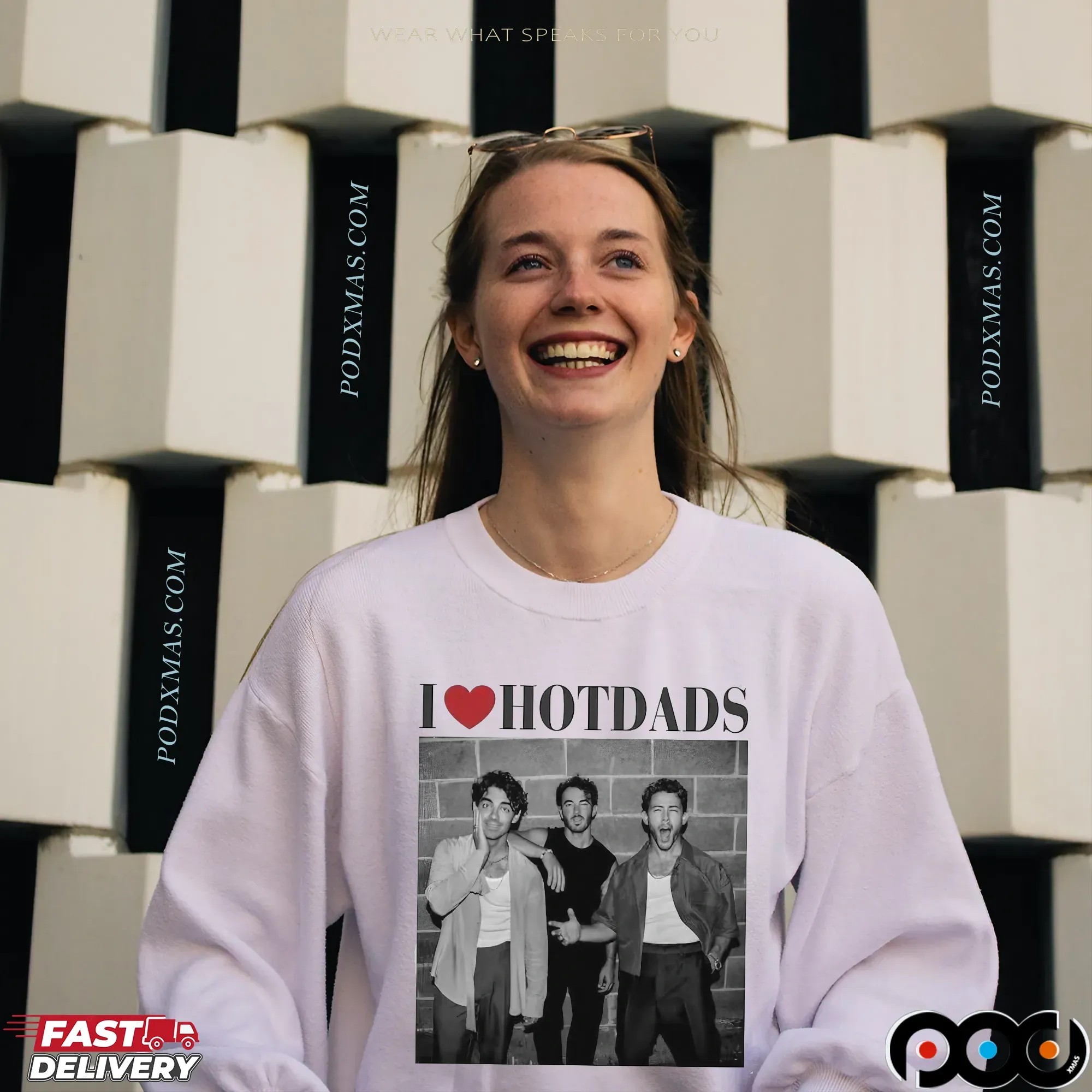 Jonas Brothers I Love Hot Dads T Shirt