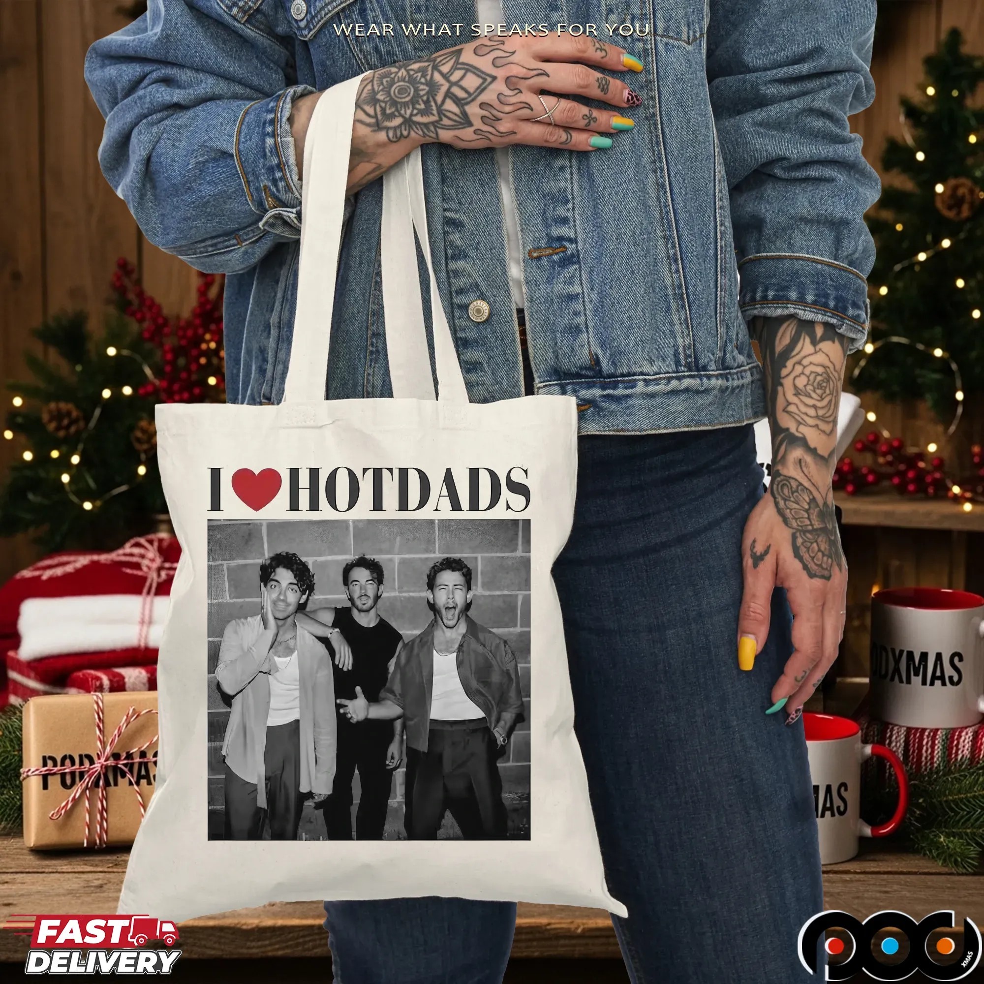 Jonas Brothers I Love Hot Dads T Shirt