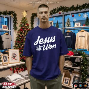 Jordyn Tyson Wearing Jesus Won FCA T Shirt