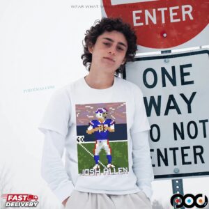 Josh Allen Game Pixel T Shirt