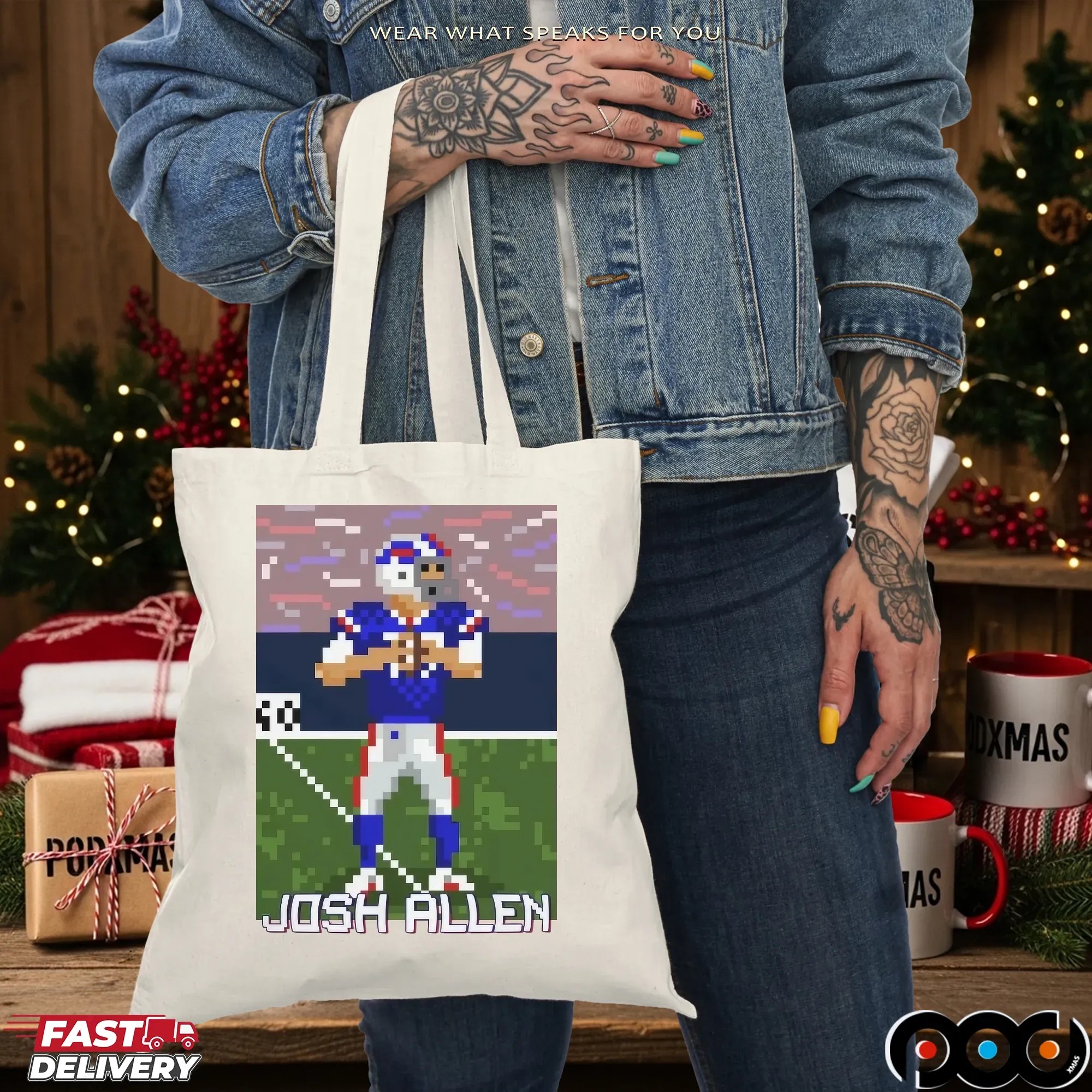 Josh Allen Game Pixel T Shirt
