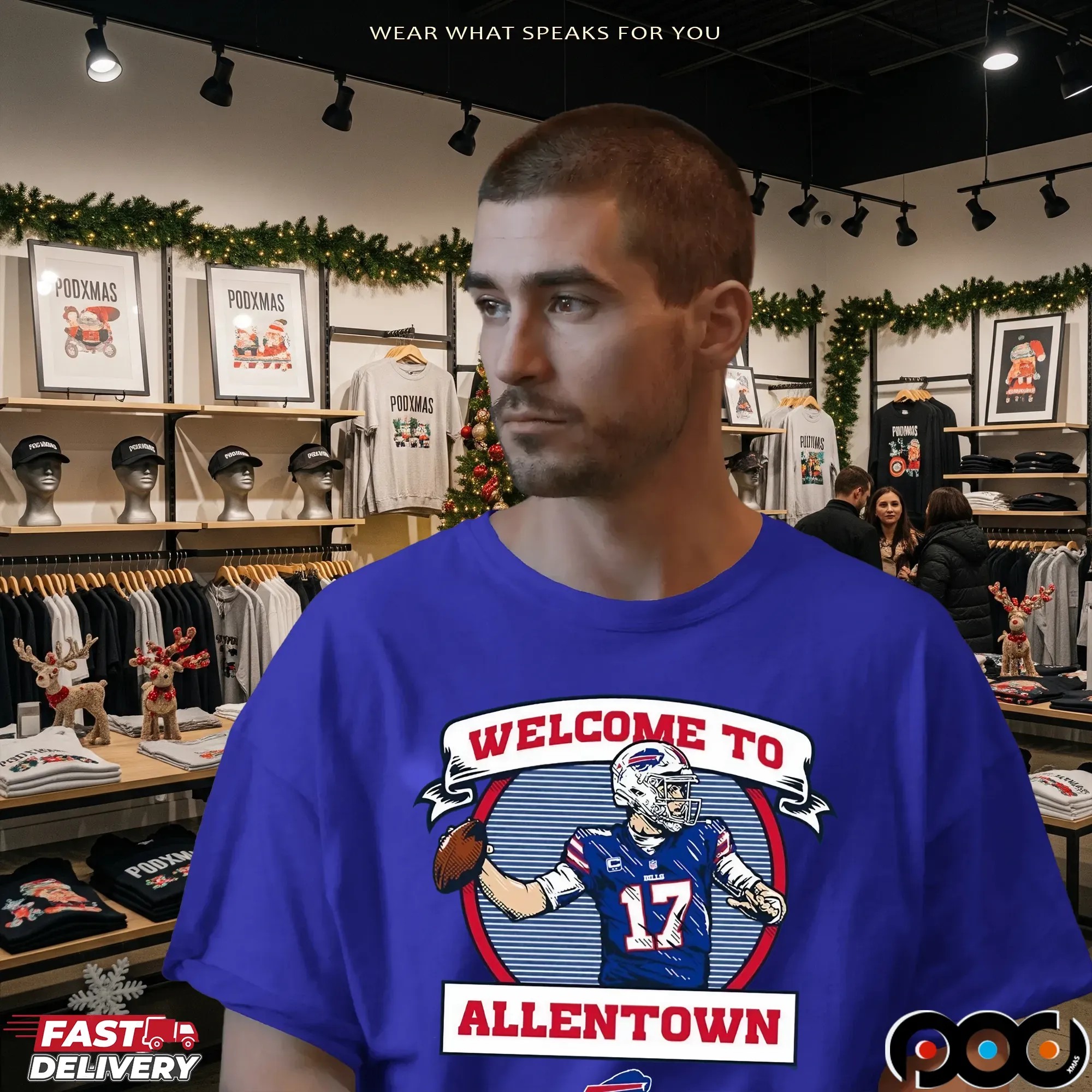 Josh Allen Welcome to Allentown Buffalo Bills T Shirt