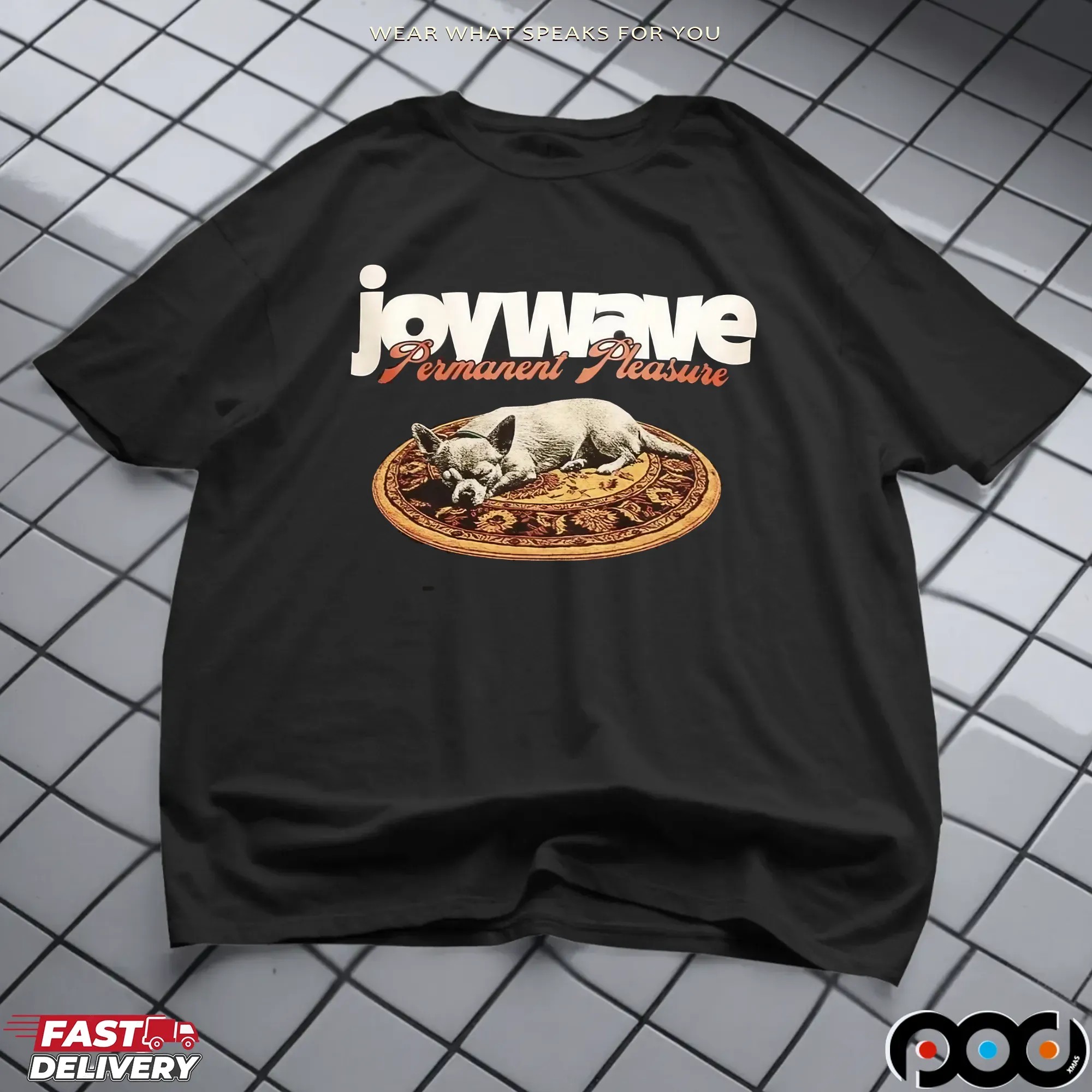 Joywave Permanent Pleasure Dog Graphic T Shirt
