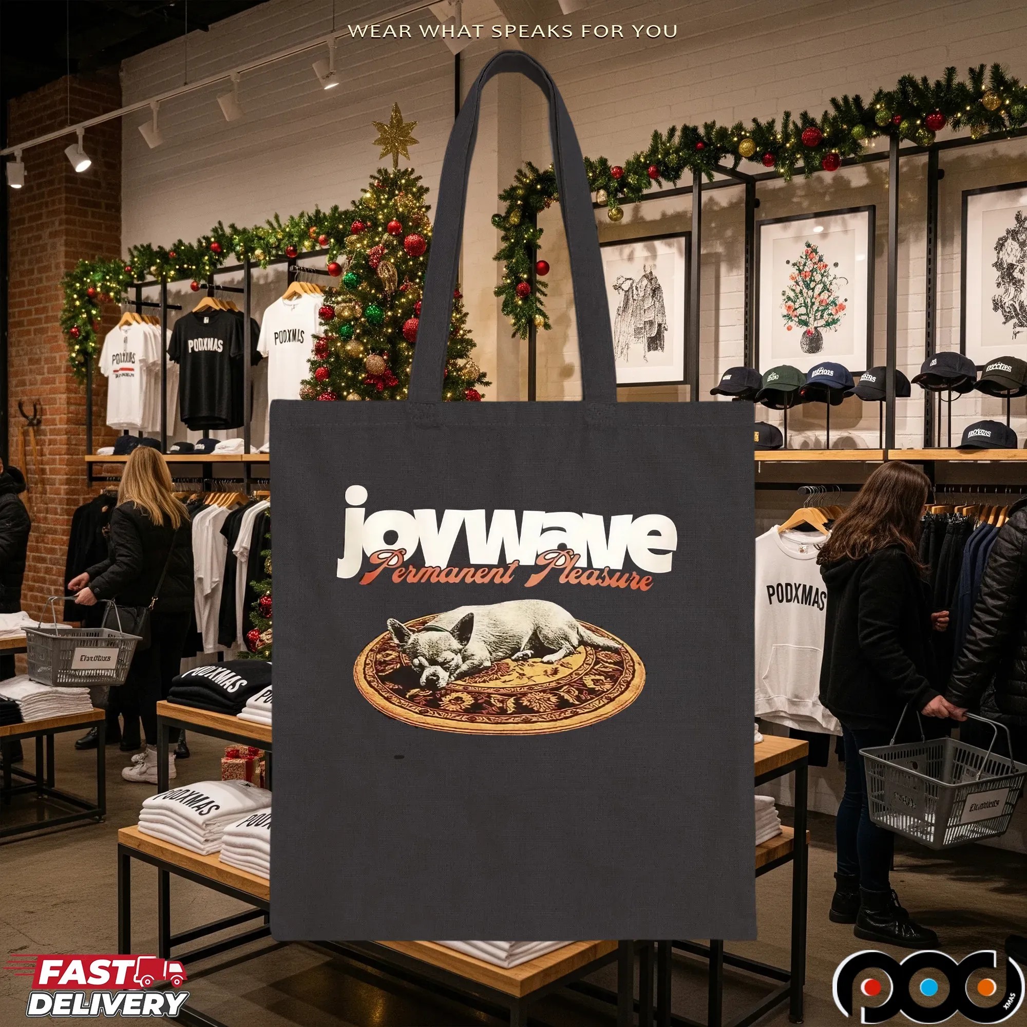Joywave Permanent Pleasure Dog Graphic T Shirt