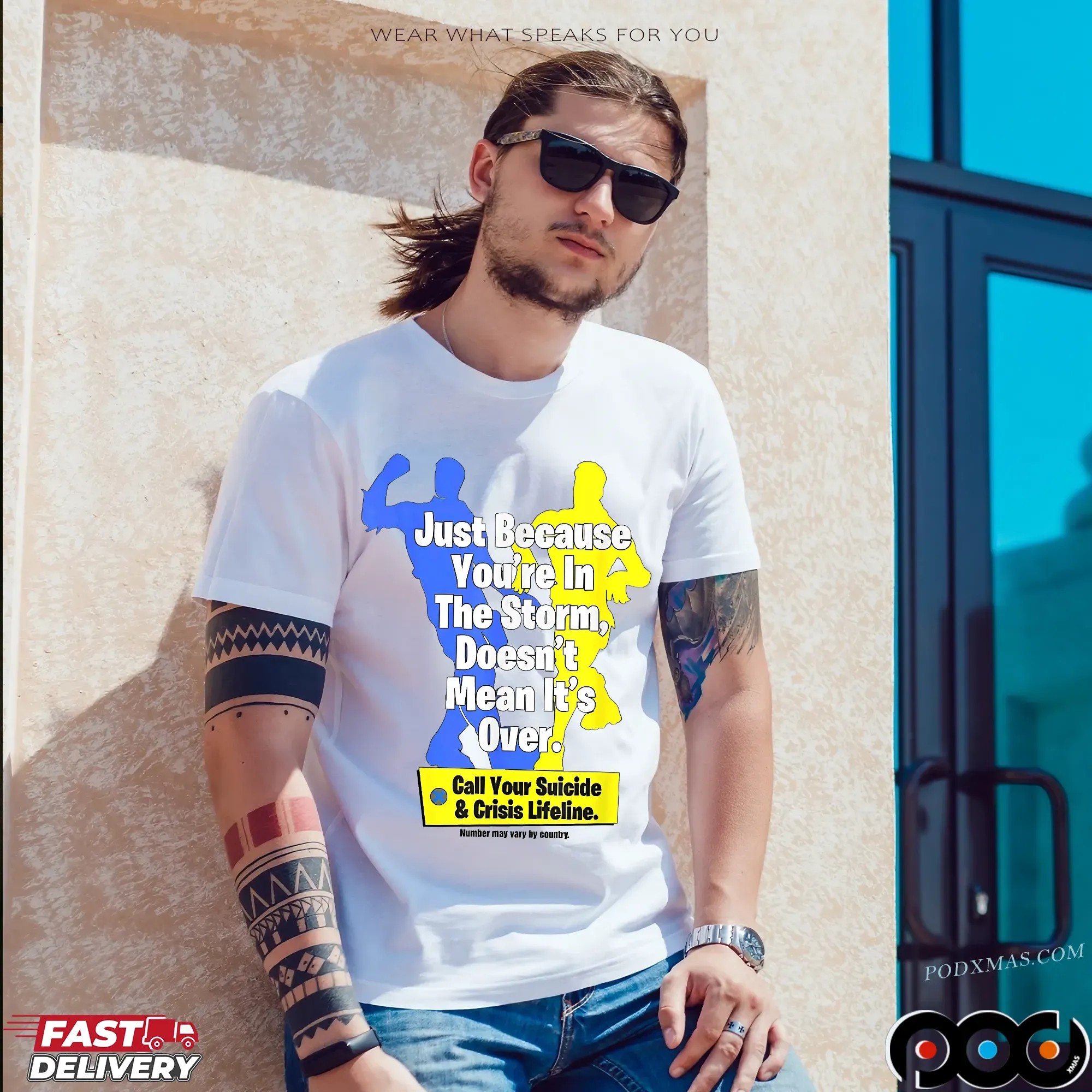 Just Because You're In The Storm Doesn't Mean It's Over T Shirt