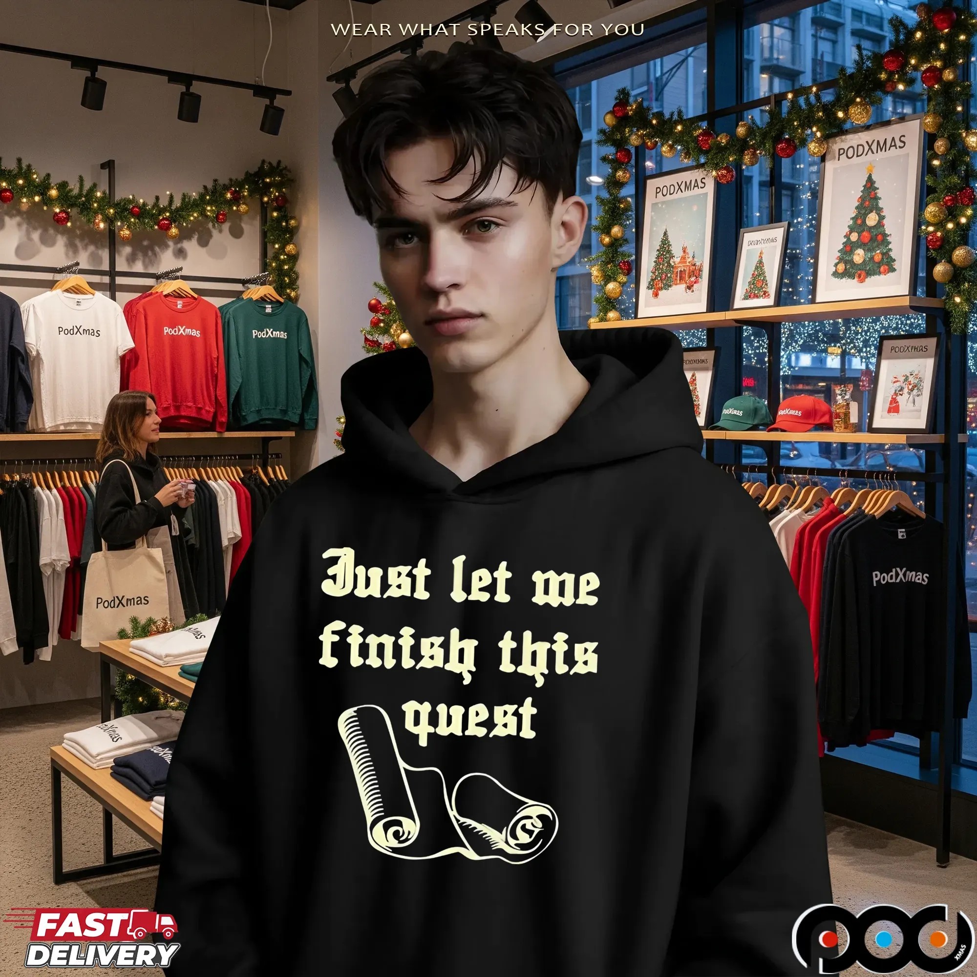 Just let me finish this quest t shirt