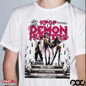 K-Pop Demon Hunters 2025 Movie Poster Justbychris Graphic T Shirt
