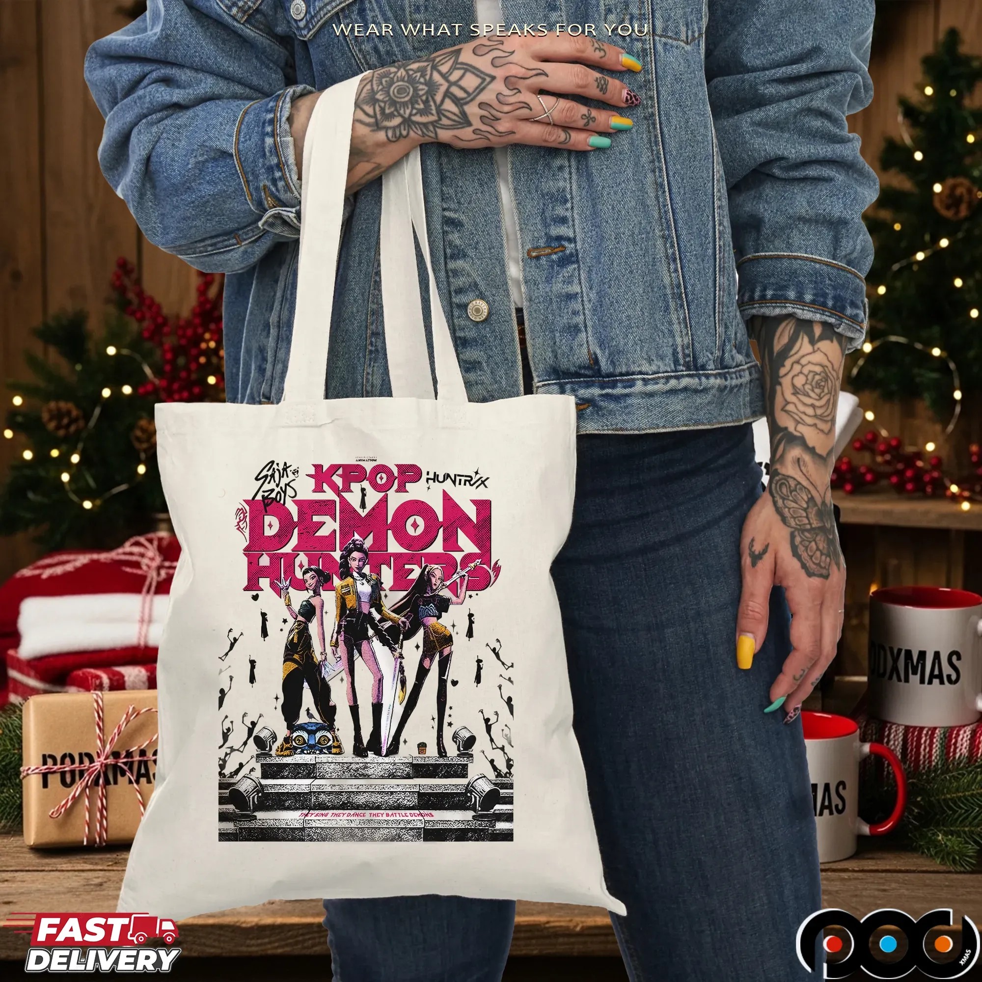 K-Pop Demon Hunters 2025 Movie Poster Justbychris Graphic T Shirt