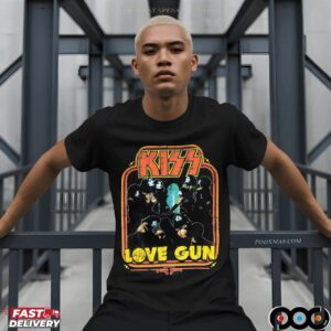KISS Love Gun Classic Rock Band T Shirt