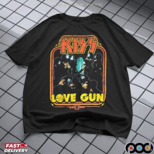 KISS Love Gun Classic Rock Band T Shirt