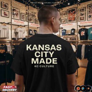 Kansas City Made KC Culture Bold Text T Shirt