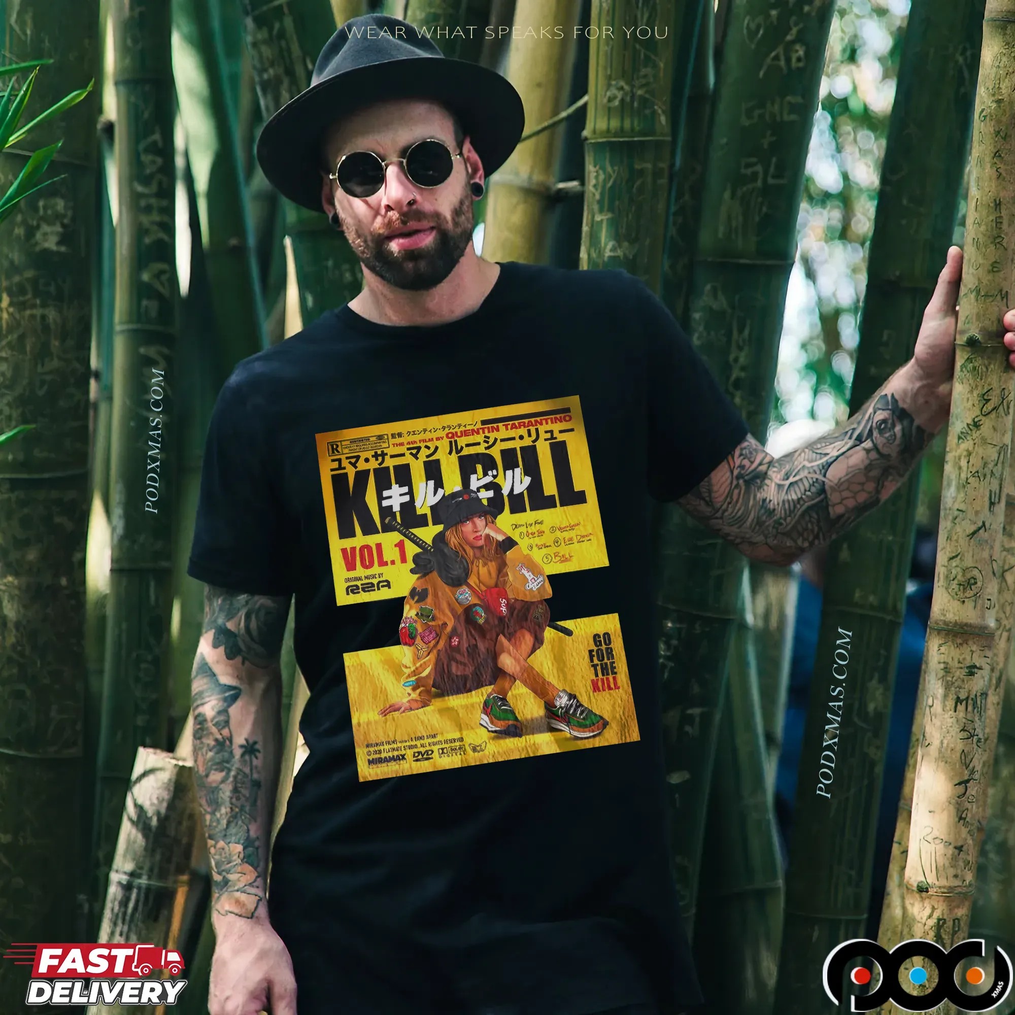 Kill Bill X Rza Go For The Kill T Shirt