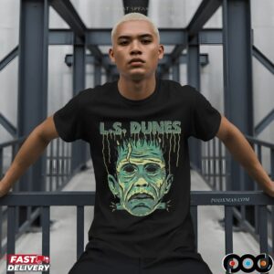 L S Dunes Frankenstein Halloween T Shirt
