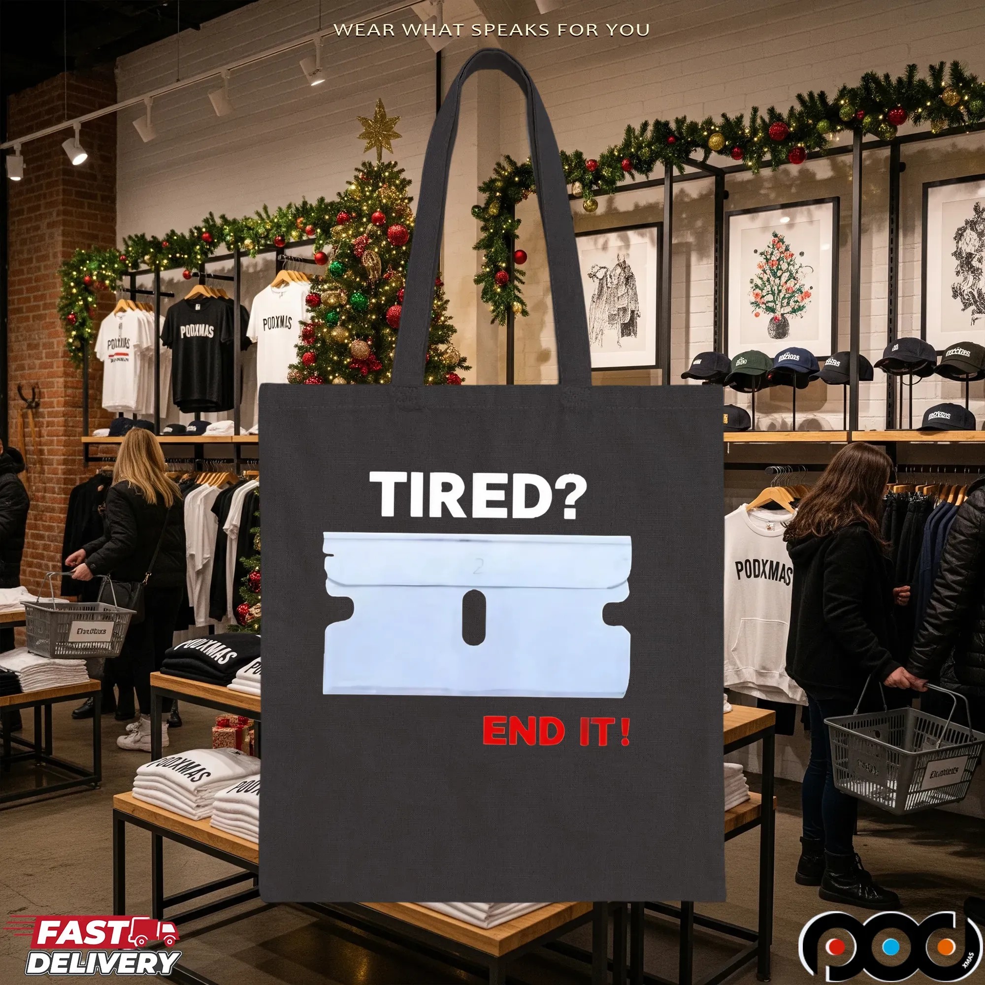 Lazerdimonline Tired End It T Shirt
