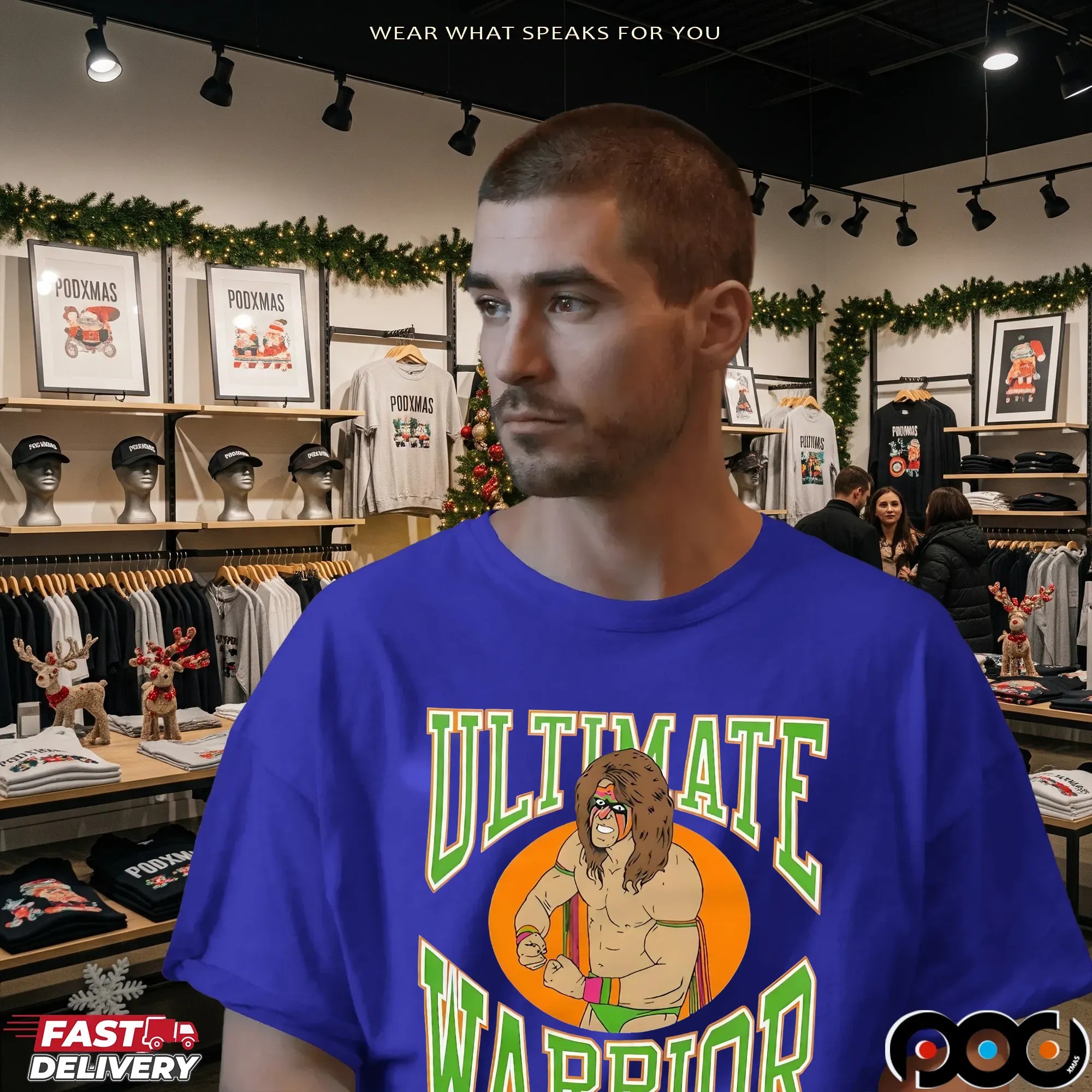 Lebron Wearing The Ultimate Warrior Graphic T Shirt