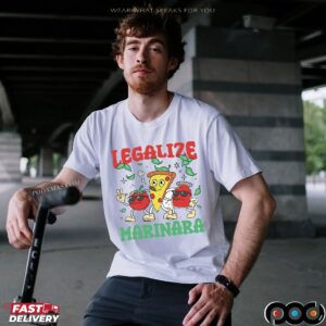 Legalize Marinara Pizza Tomato Smoking T Shirt