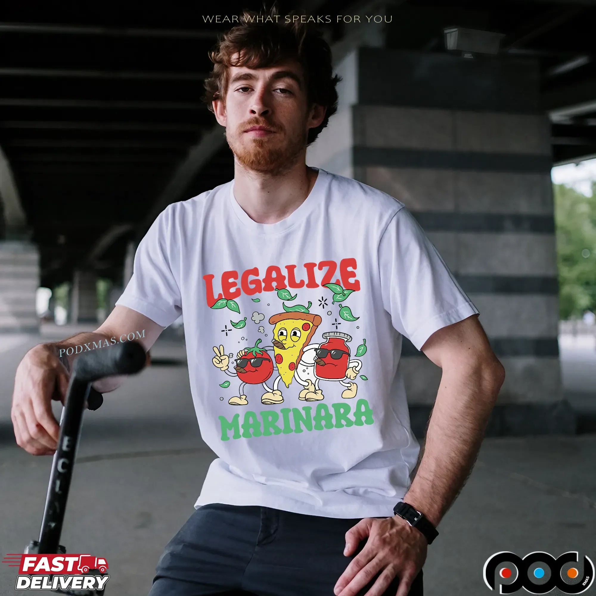 Legalize Marinara Pizza Tomato Smoking T Shirt