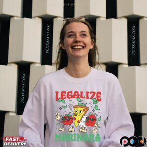 Legalize Marinara Pizza Tomato Smoking T Shirt