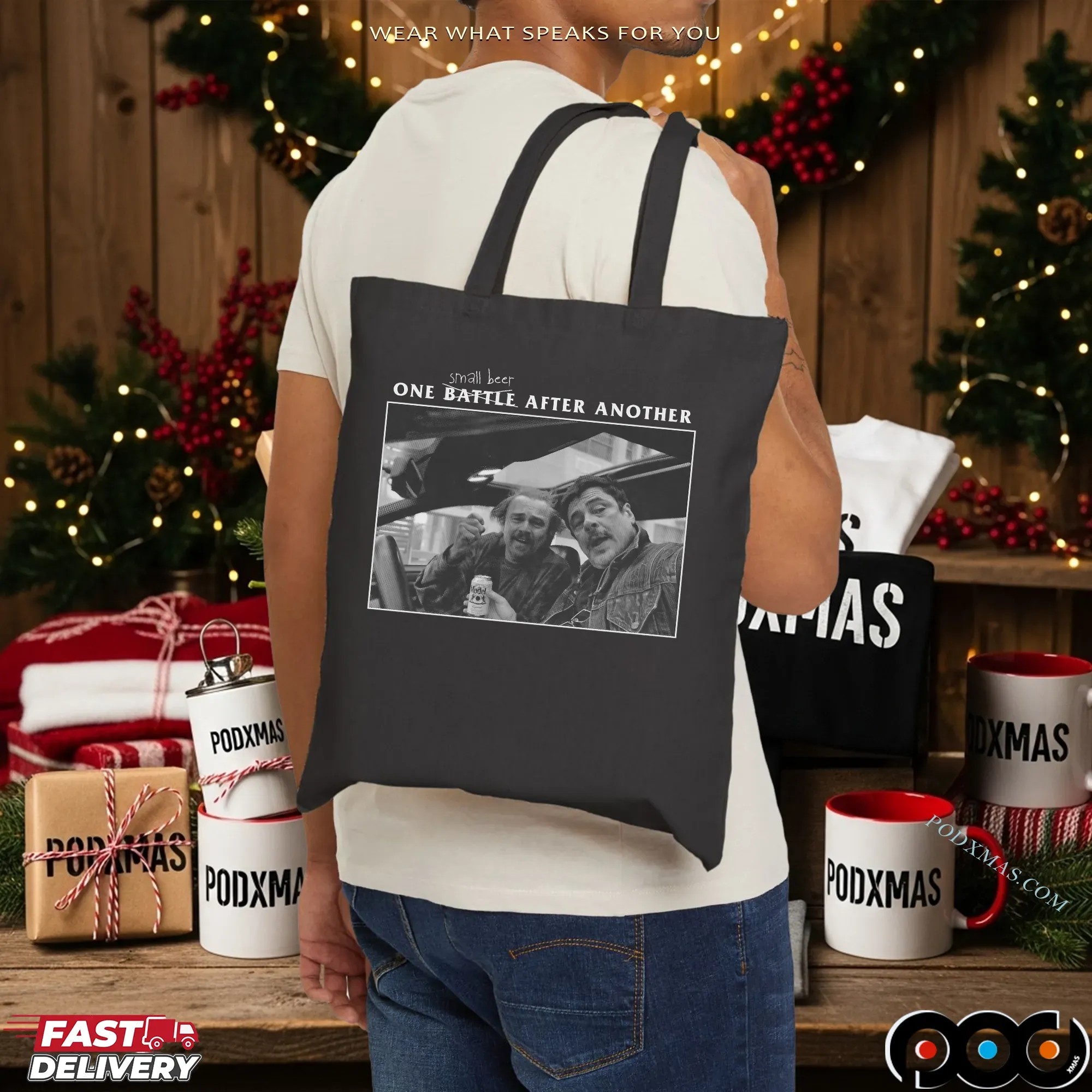 Leonardo Dicaprio And Benicio del Toro One Small Beer After Another Parody T Shirt