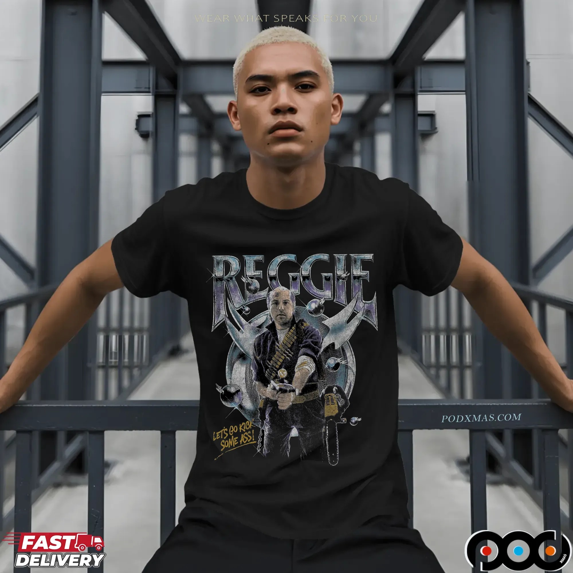 Let's Go Kick Some Ass Reggie T Shirt
