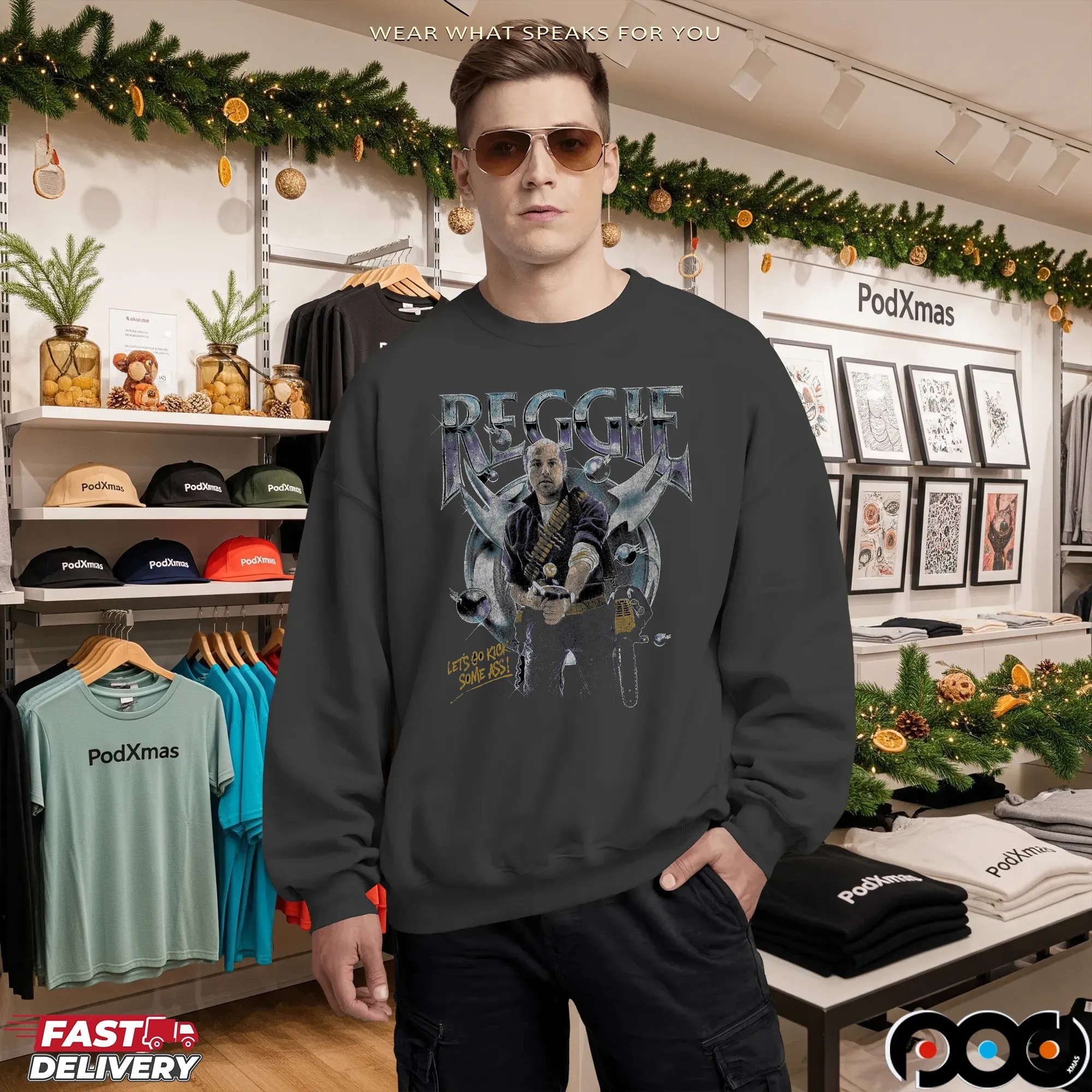 Let's Go Kick Some Ass Reggie T Shirt