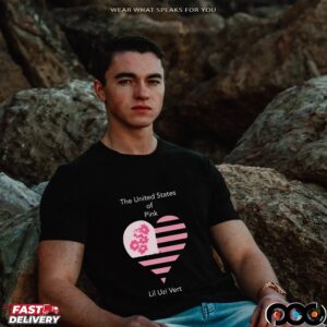 Lil Uzi Vert The United States Of Pink Heart T-shirts