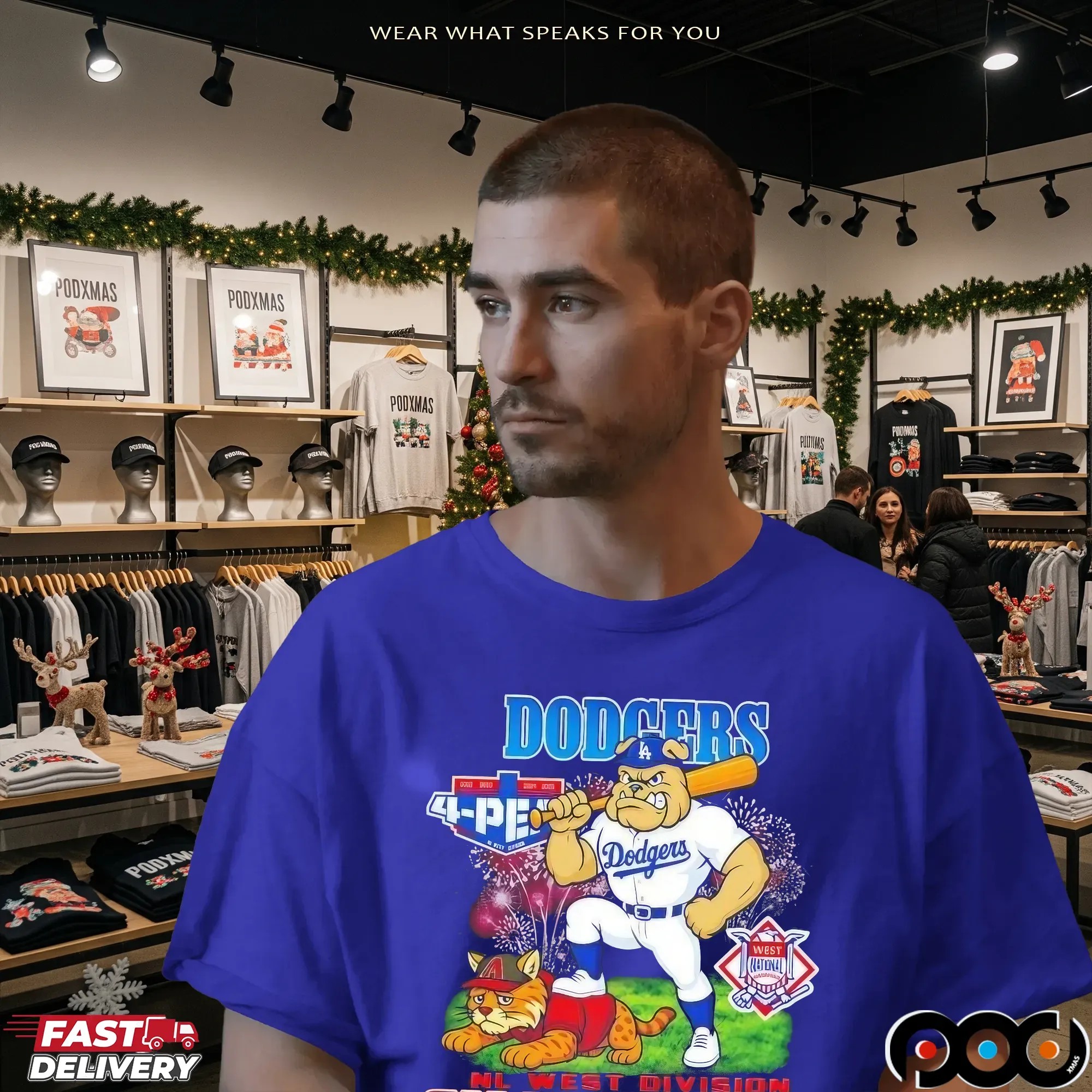 Los Angeles Dodgers vs Arizona Diamondbacks Mascots Rivalry 2025 NL West Division Champions T Shirt