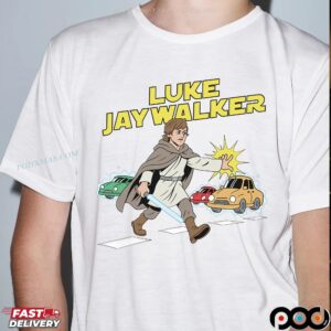 Luke Jaywalker Skywalke Star War Graphic T Shirt