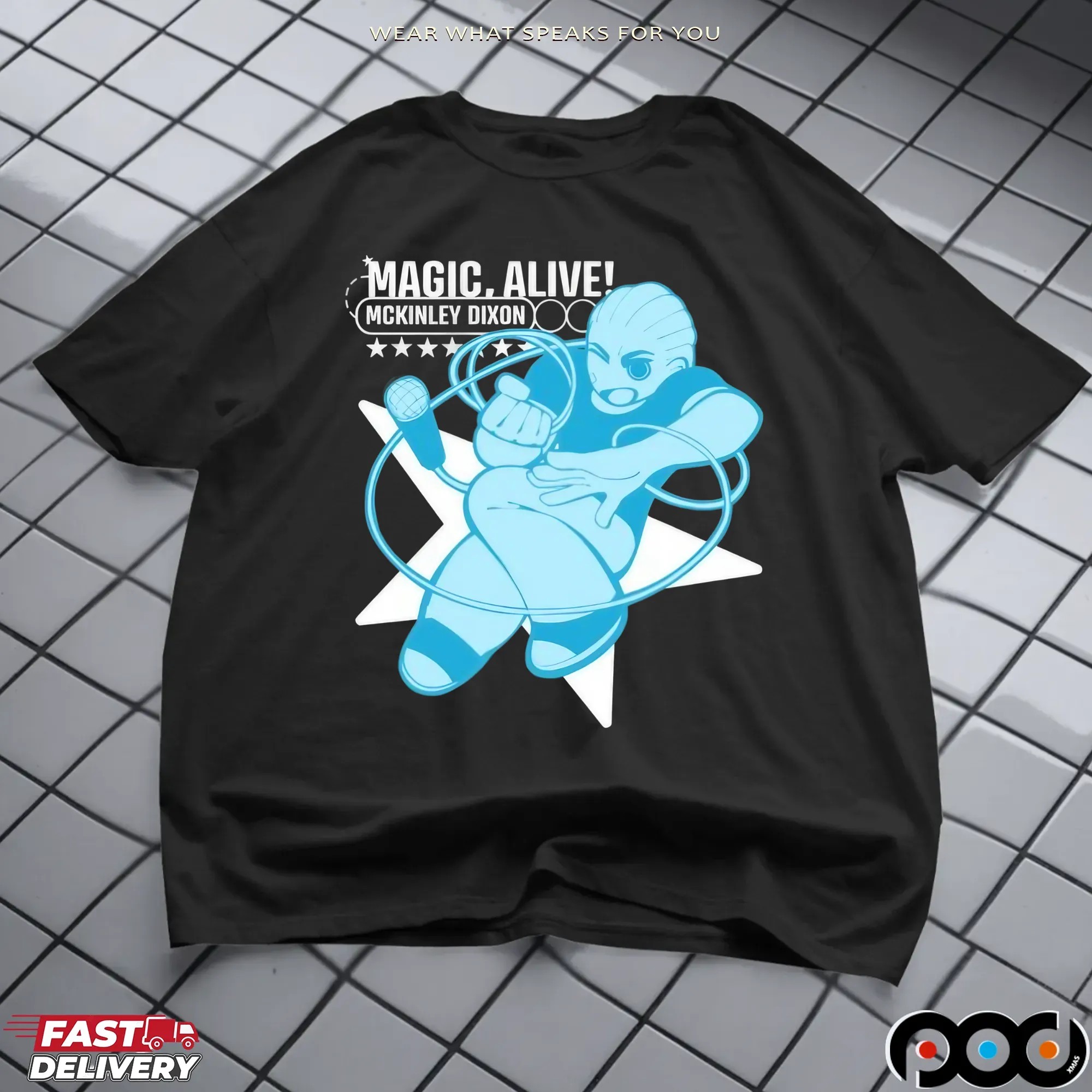 Magic Alive Mckinley Dixon Tour Graphic T Shirt