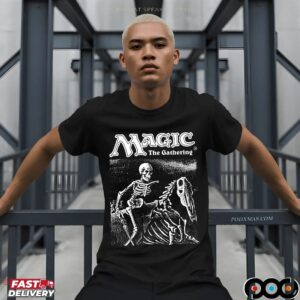 Magic The Gathering Drudge Skeletons Halloween Graphic T Shirt