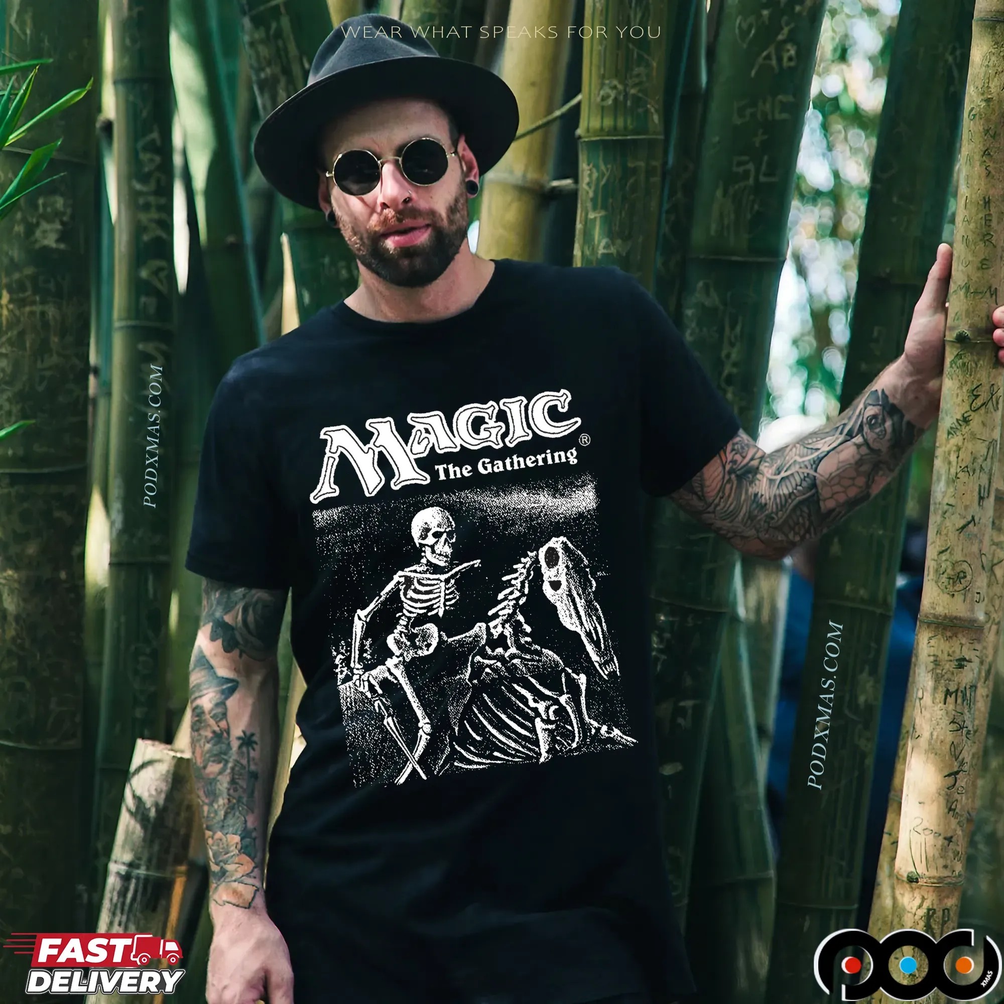 Magic The Gathering Drudge Skeletons Halloween Graphic T Shirt