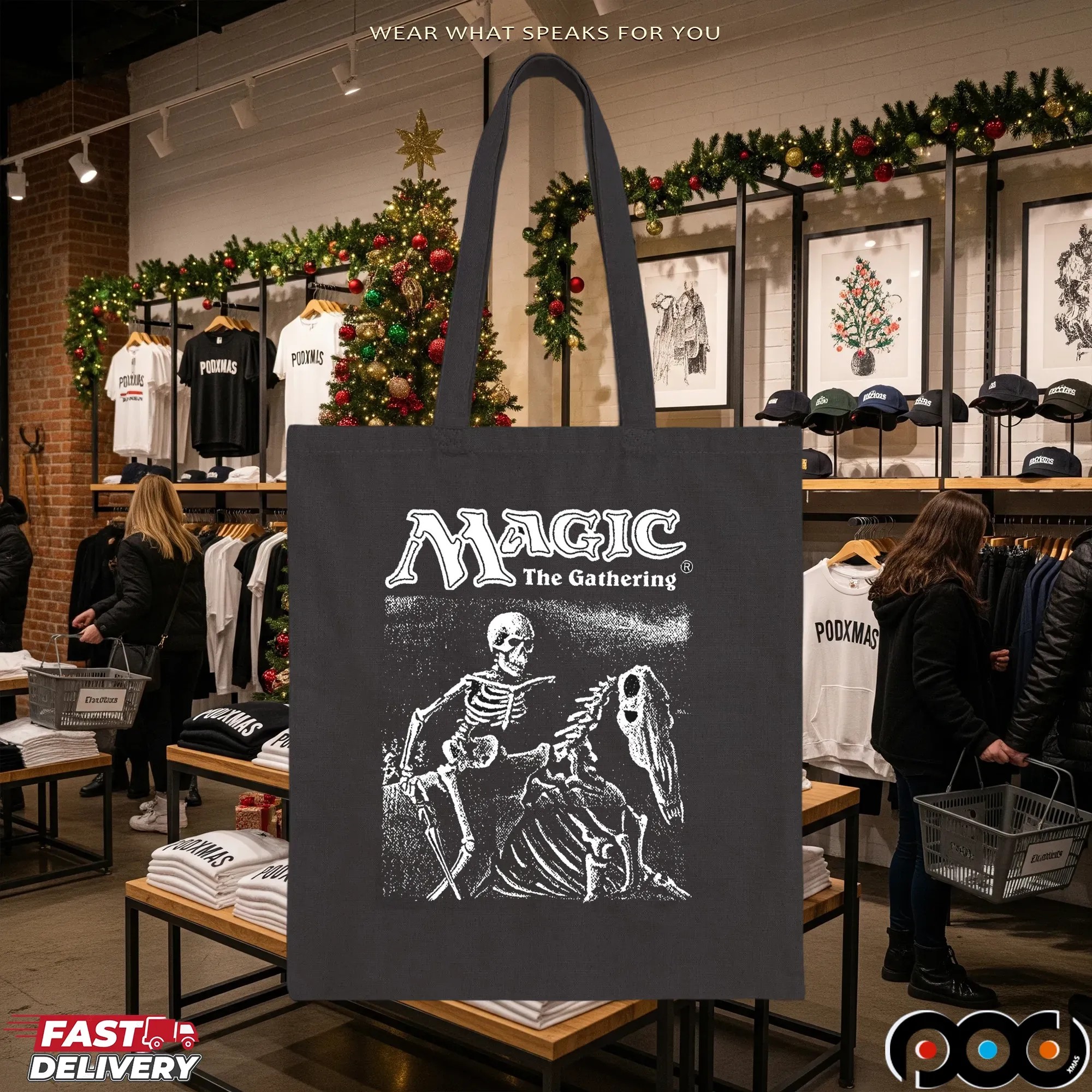 Magic The Gathering Drudge Skeletons Halloween Graphic T Shirt