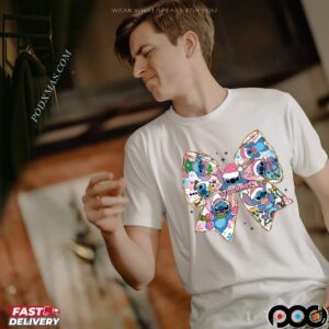 Magical Christmas Coquette Alien Brushstroke T Shirt