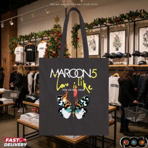 Marron5 Love Is Like Tour 2025 Us Fall Tour T Shirt