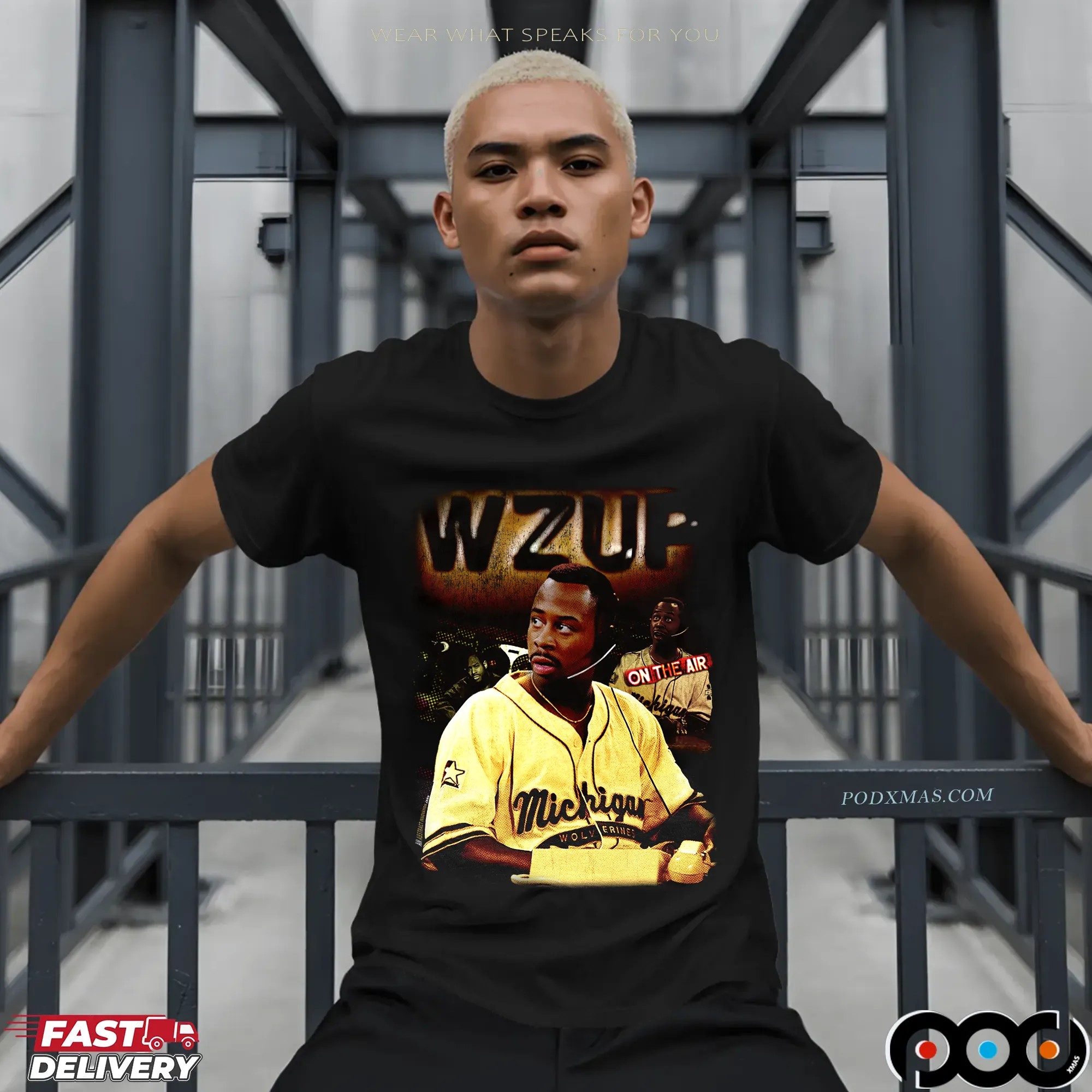 Martin Lawrence One The Air DJ WZUP Host T Shirt