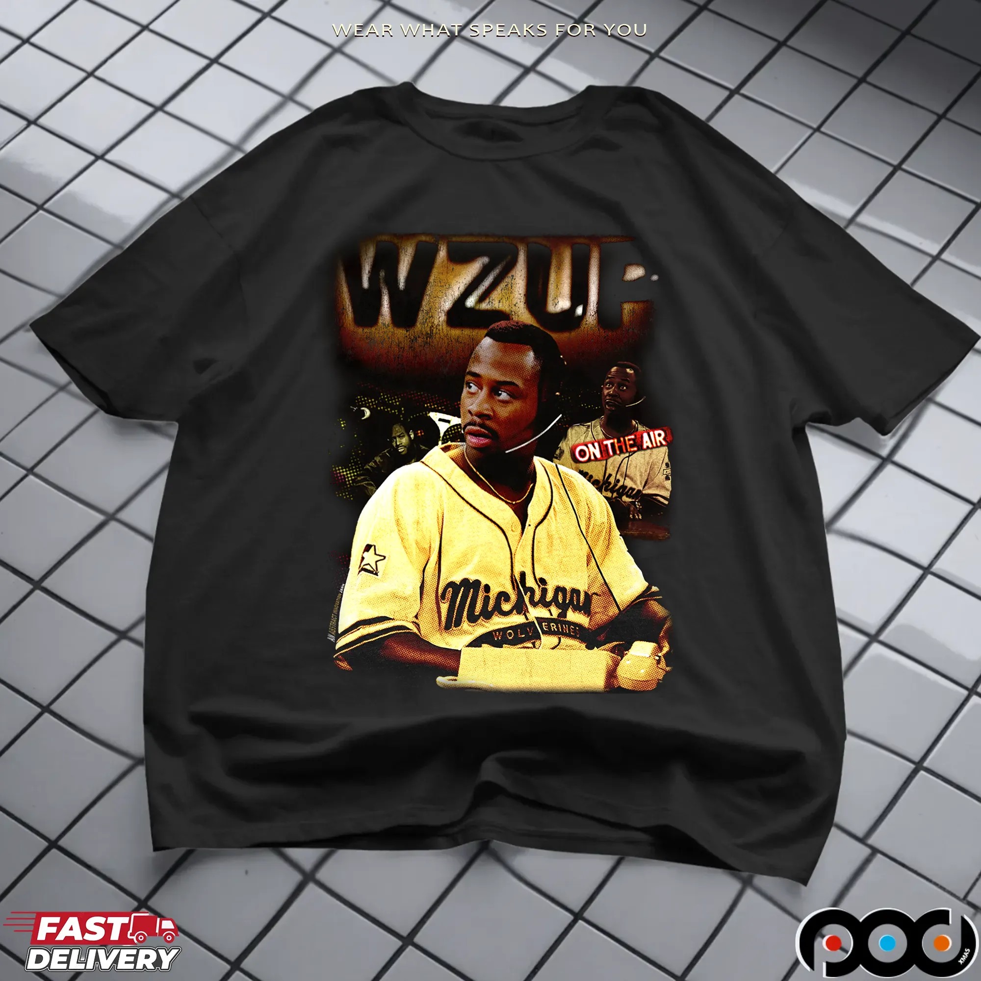 Martin Lawrence One The Air DJ WZUP Host T Shirt