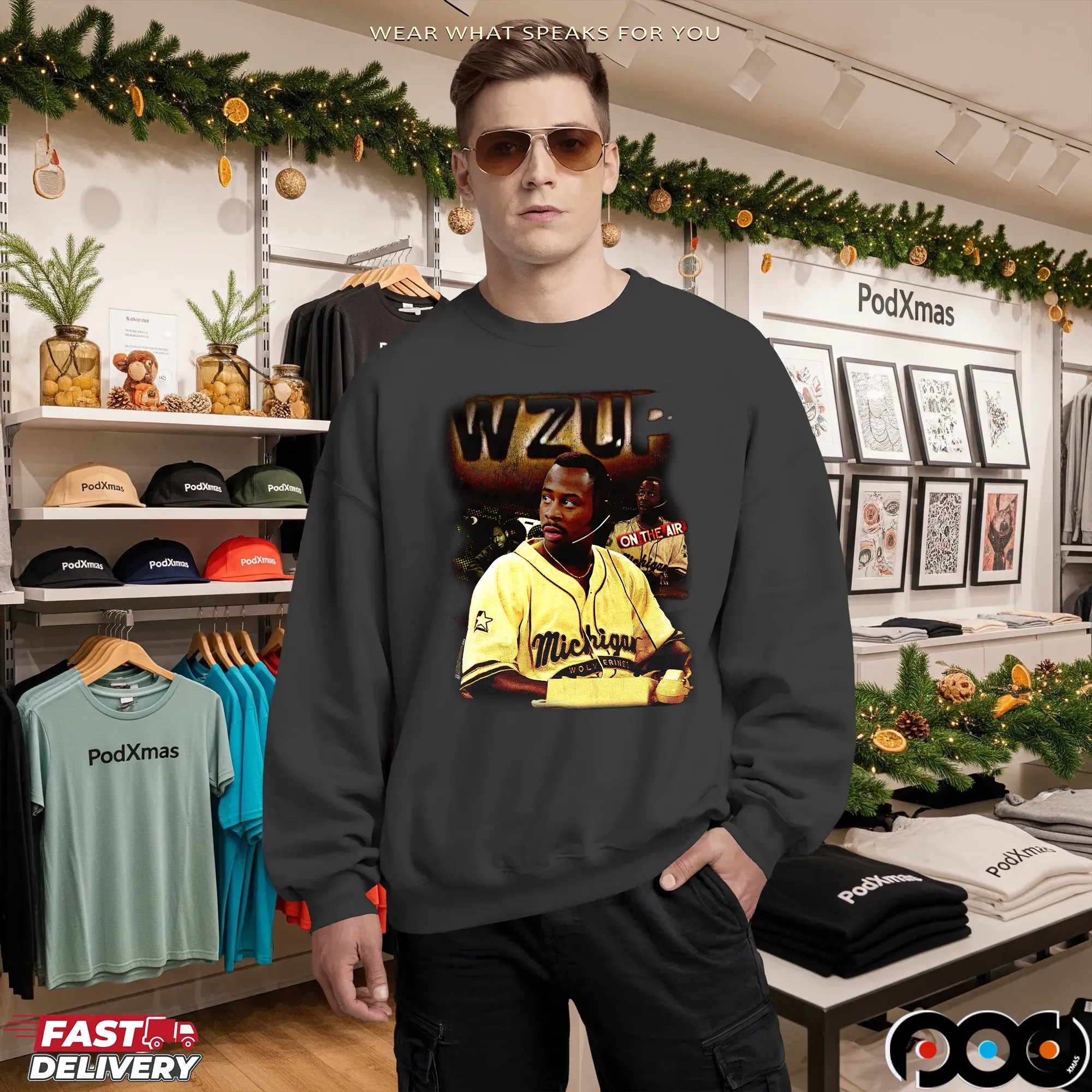 Martin Lawrence One The Air DJ WZUP Host T Shirt