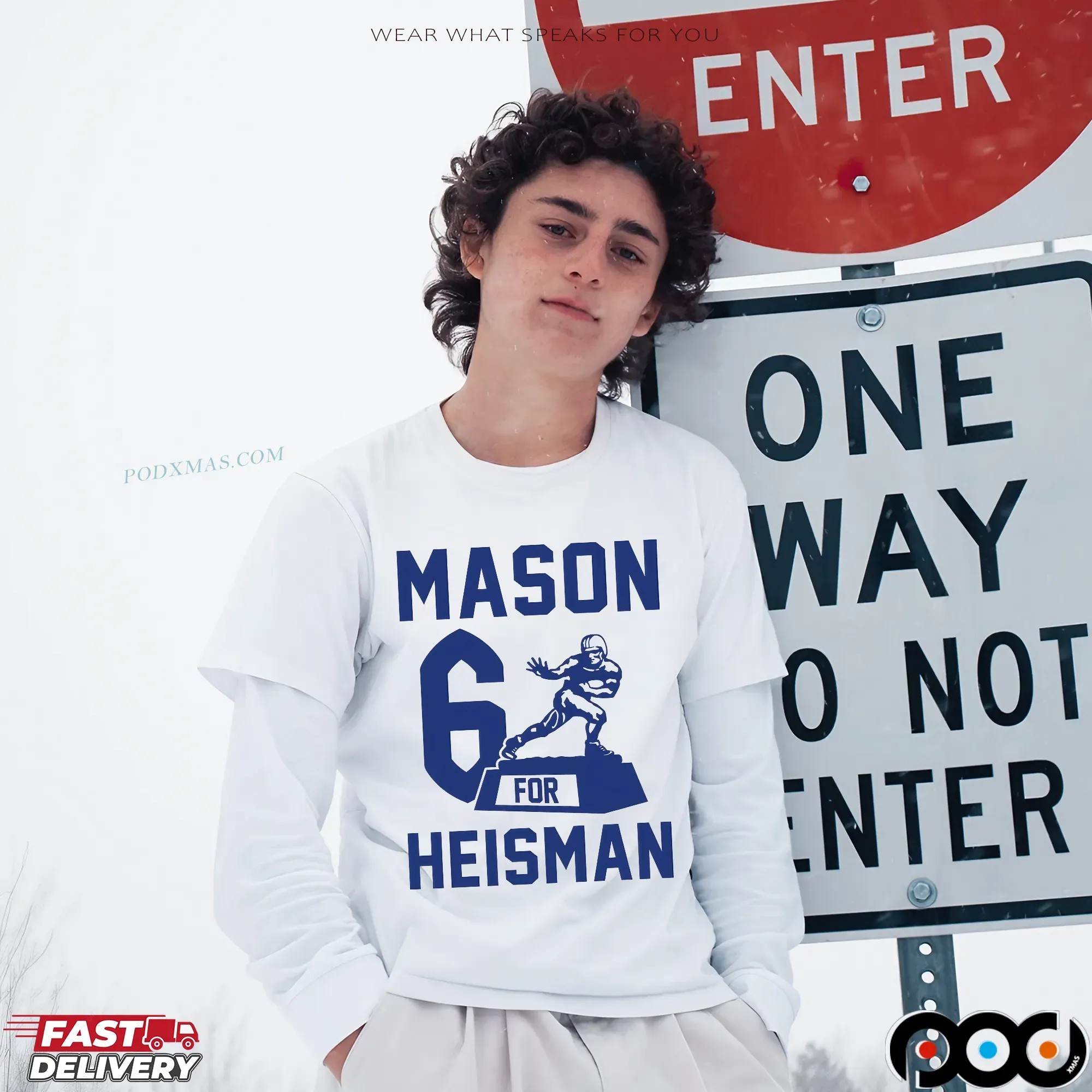 Mason 6 For Heisman Graphic T Shirt