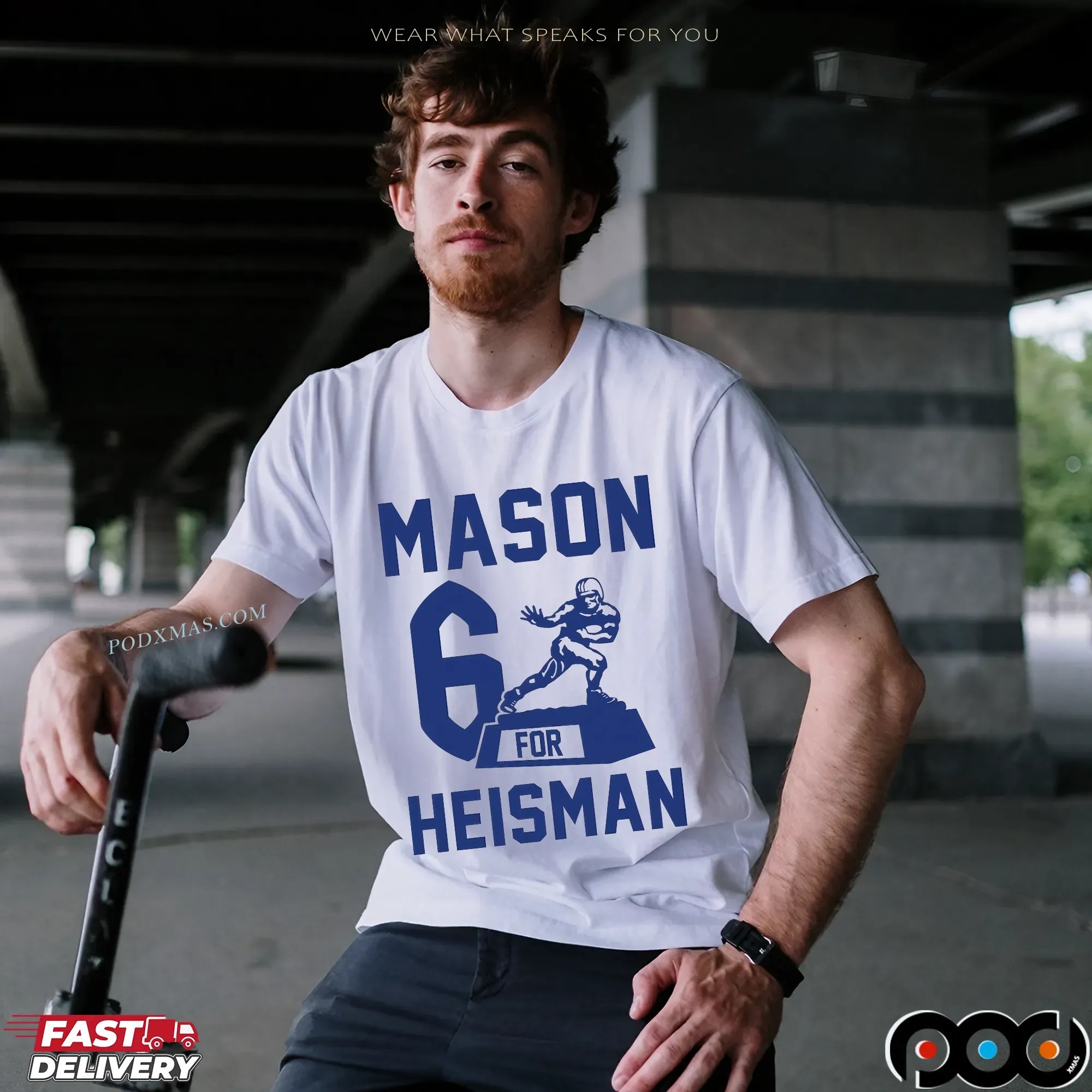 Mason 6 For Heisman Graphic T Shirt