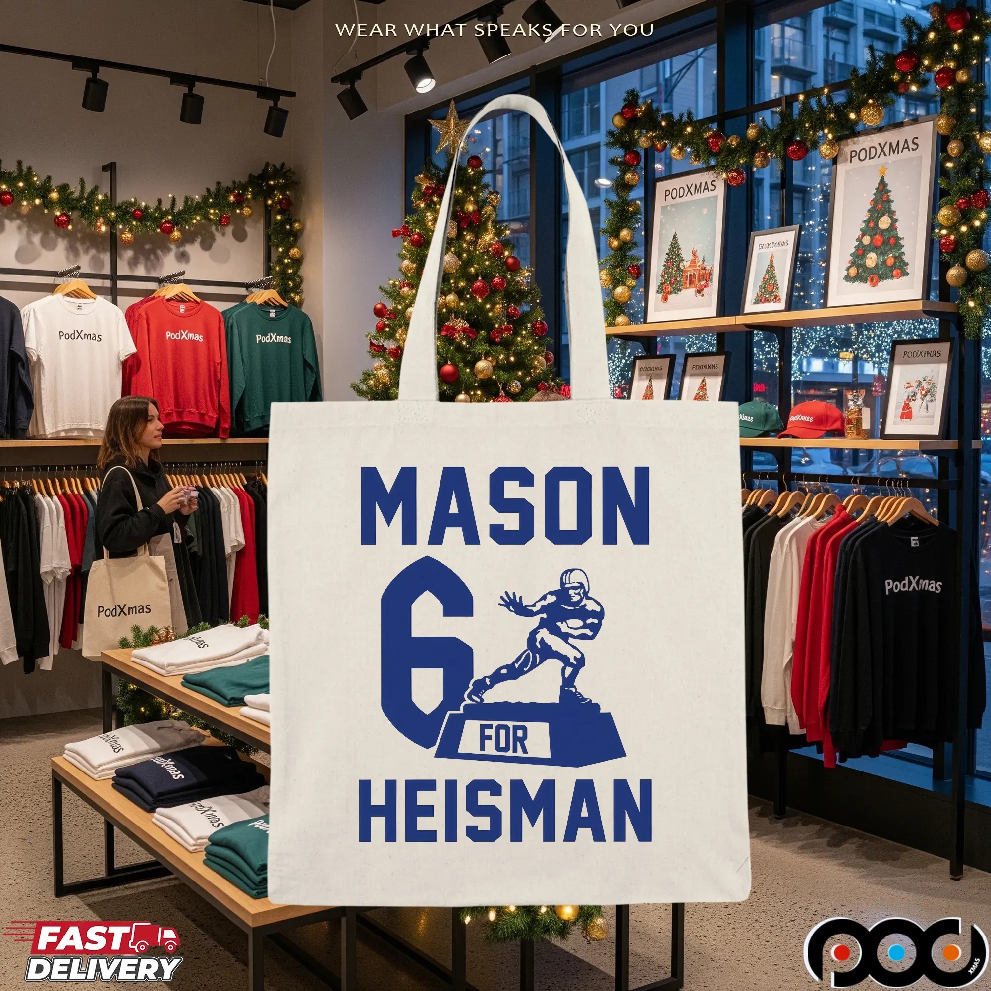 Mason 6 For Heisman Graphic T Shirt