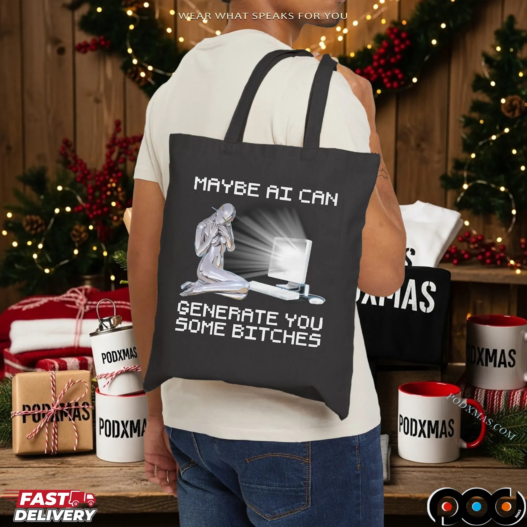 Maybe AI Can Generate You Some Bitches Artifical Intelligence T Shirt