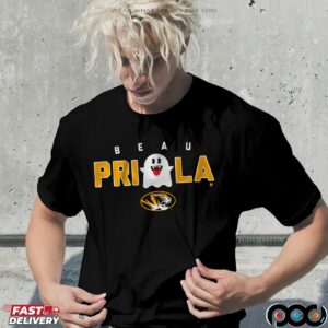 Missouri Tigers Football Beau Pribula Boo Halloween Spooky Season T Shirt