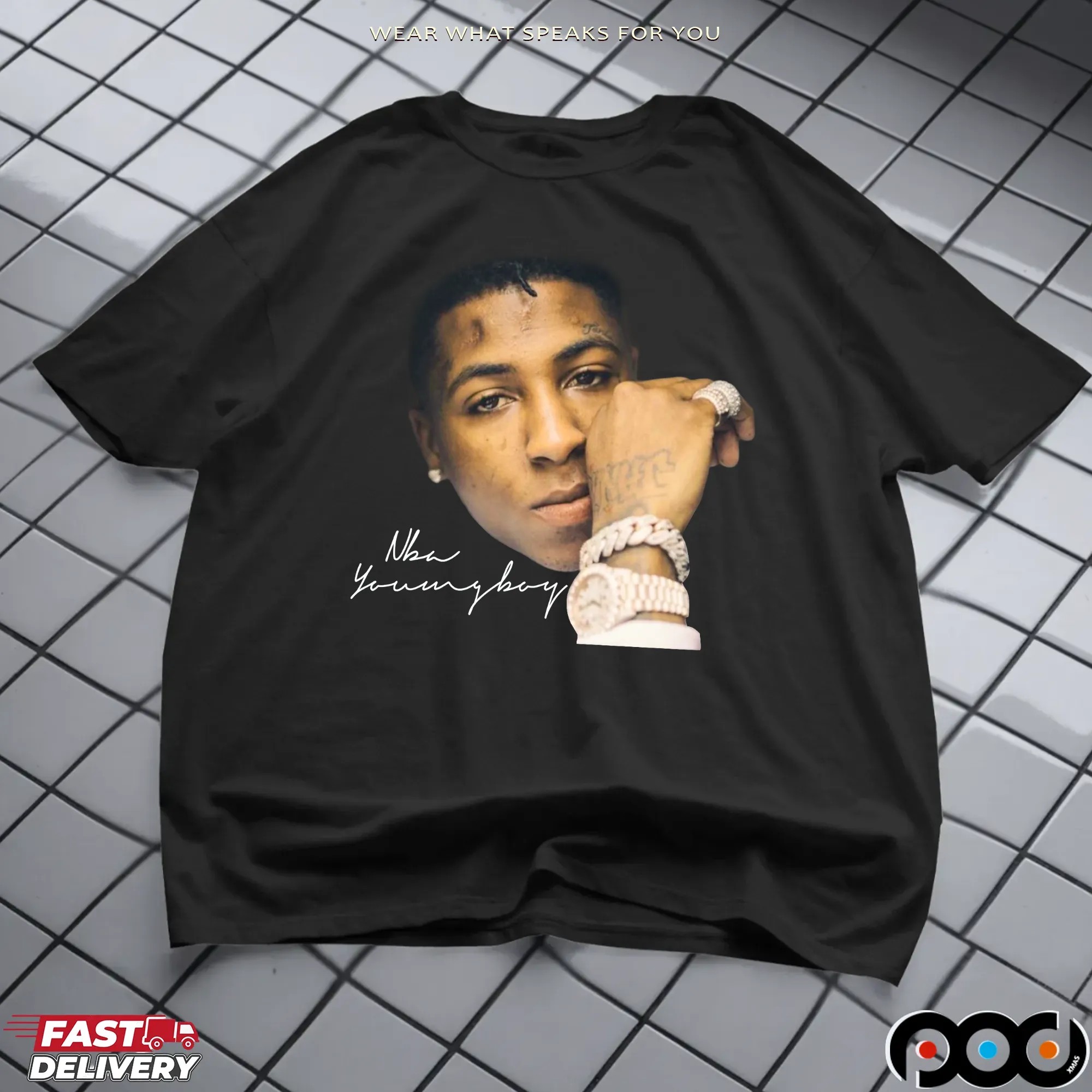 NBA Youngboy Blinged Out T Shirt