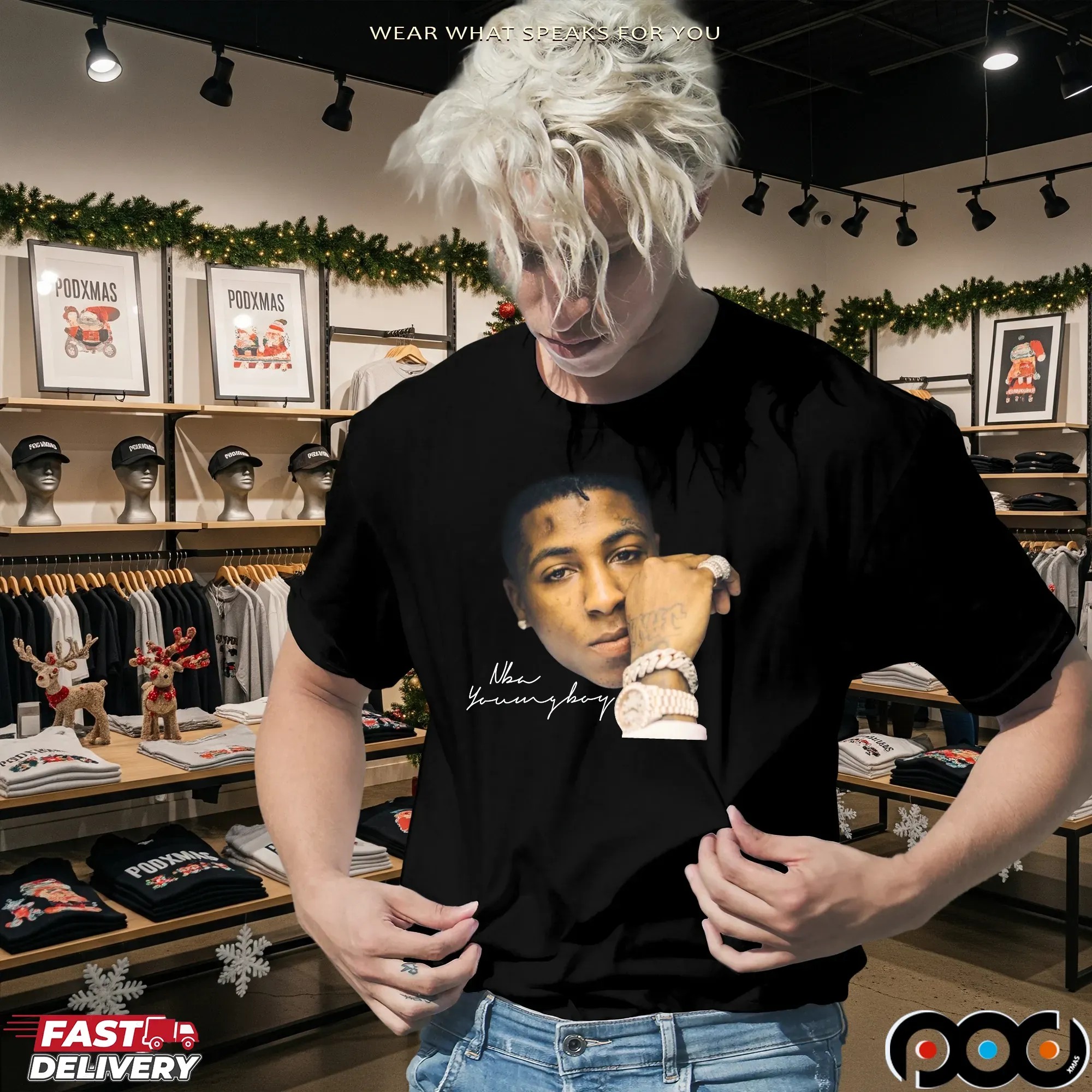 NBA Youngboy Blinged Out T Shirt