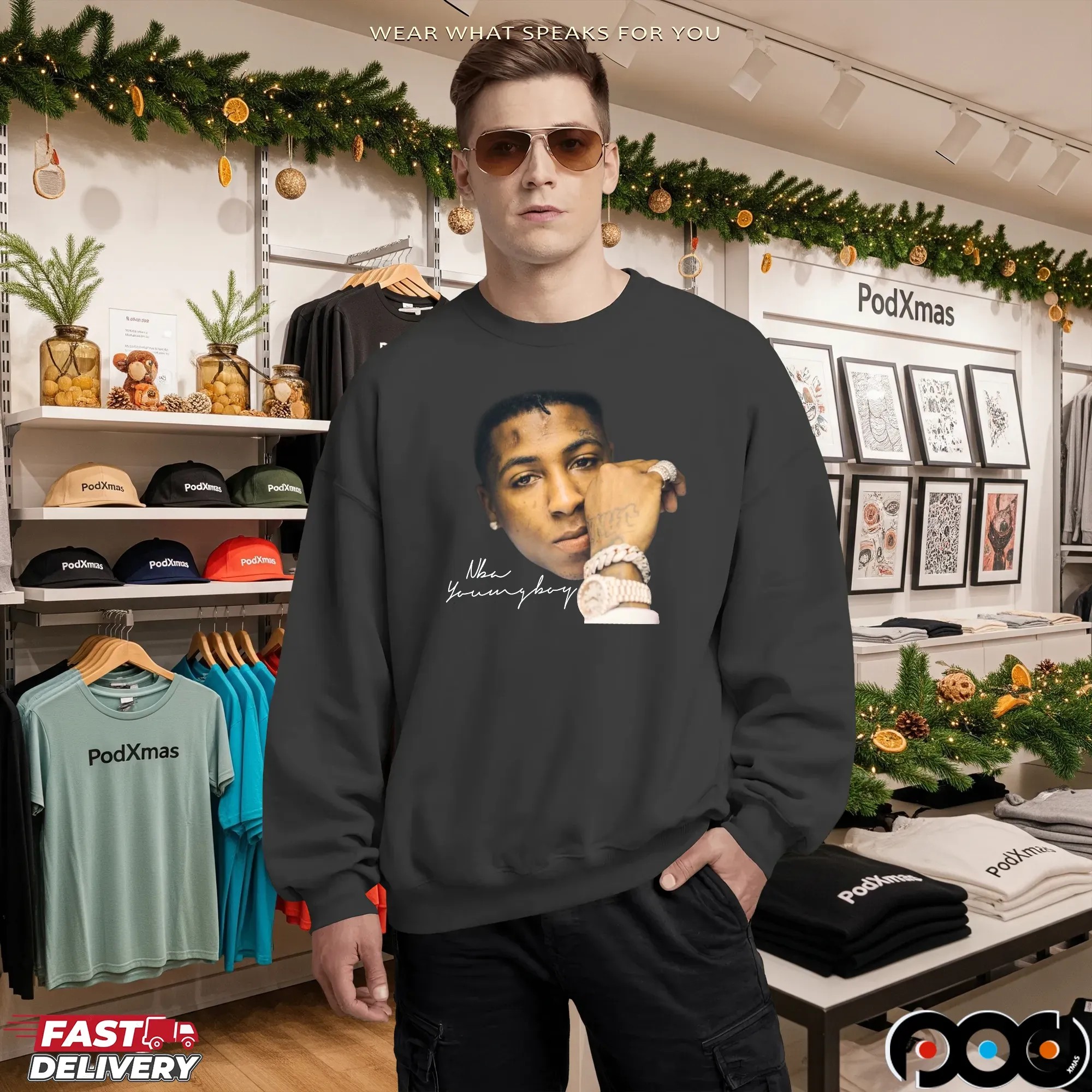 NBA Youngboy Blinged Out T Shirt